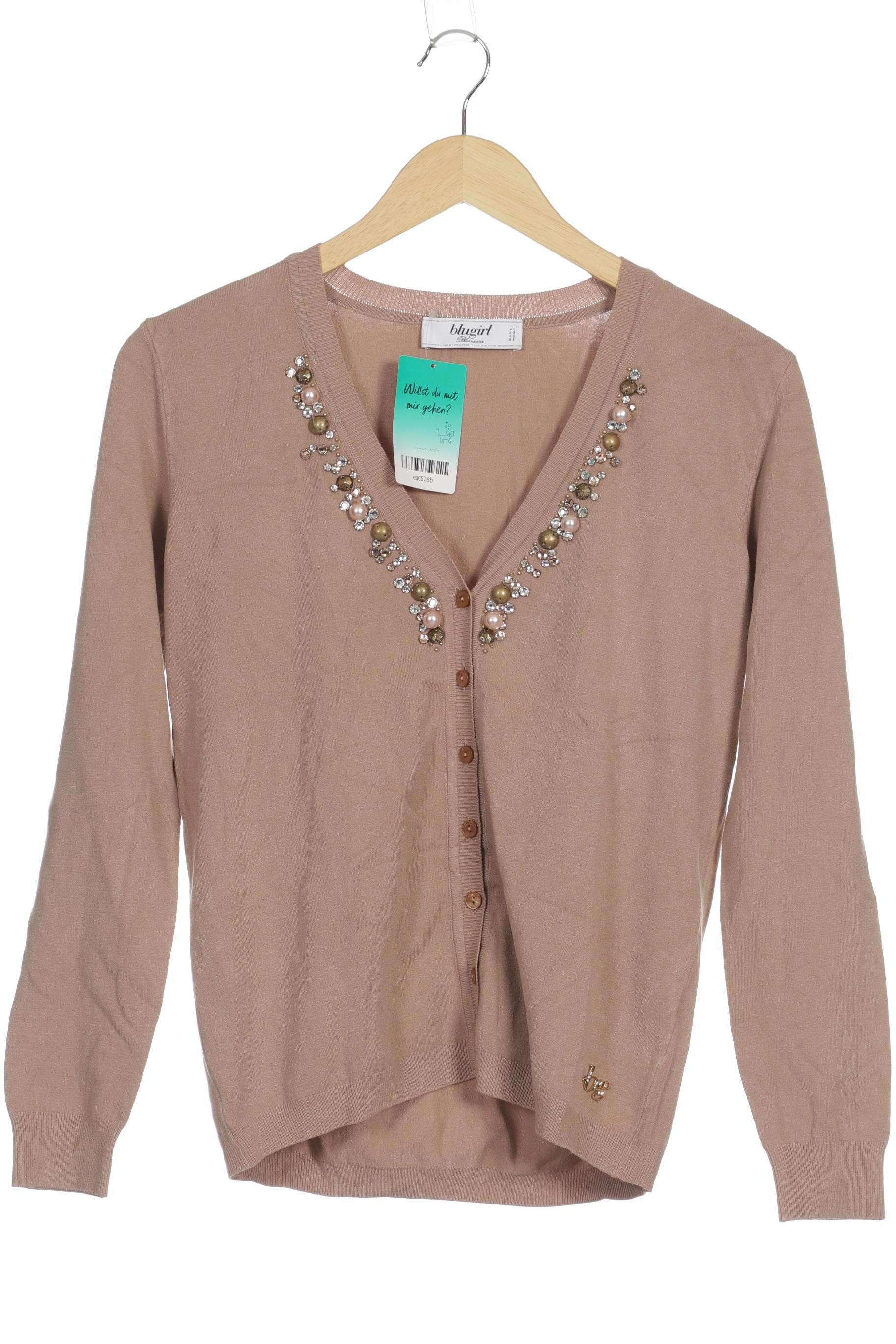 

blugirl Blumarine Damen Strickjacke, beige, Gr. 38