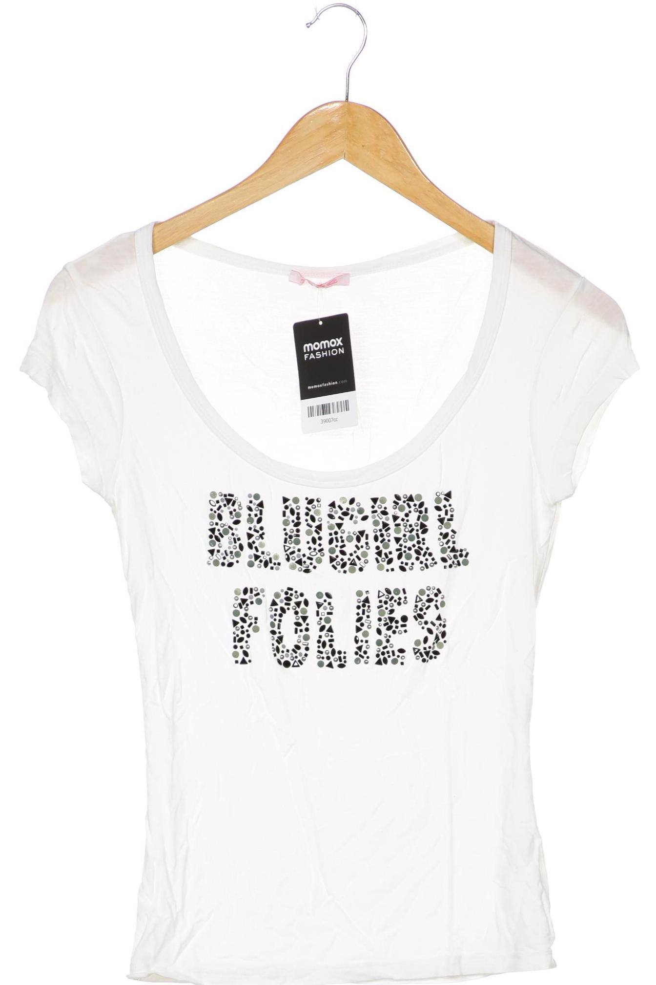 

blugirl Folies by Blumarine Damen T-Shirt, weiß, Gr.