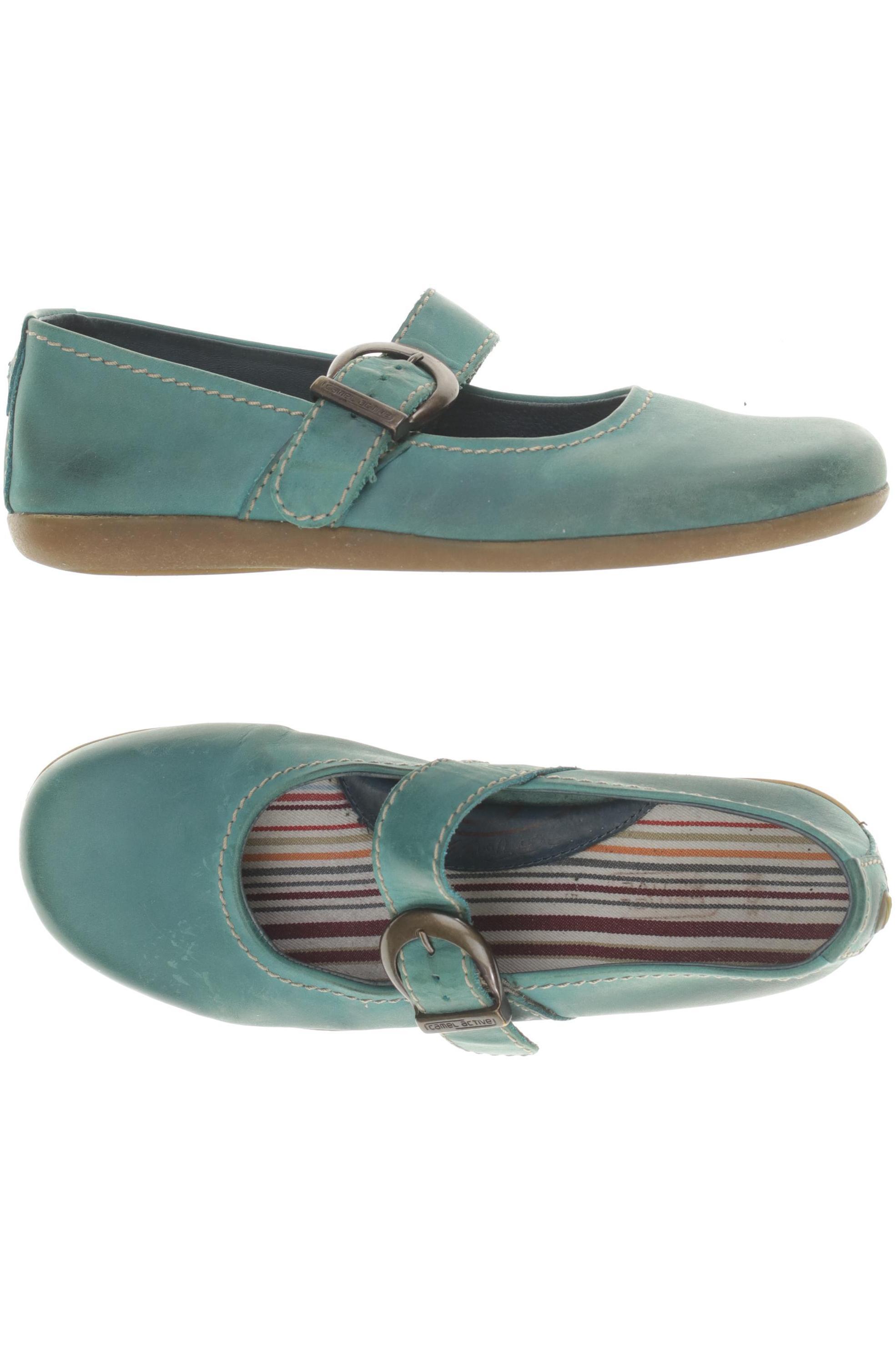 

camel active Damen Ballerinas, türkis, Gr. 5