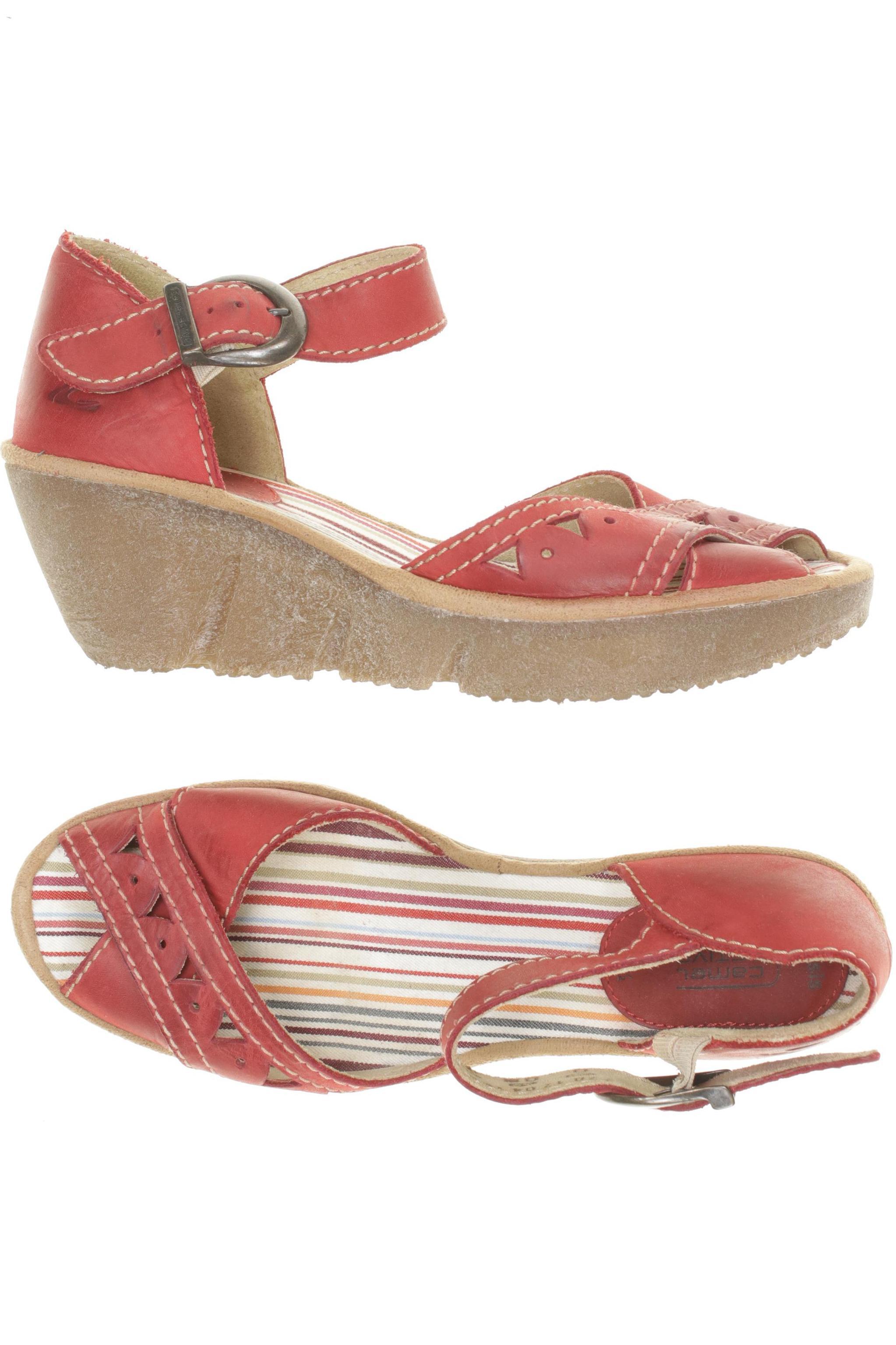 

camel active Damen Sandale, rot, Gr. 6