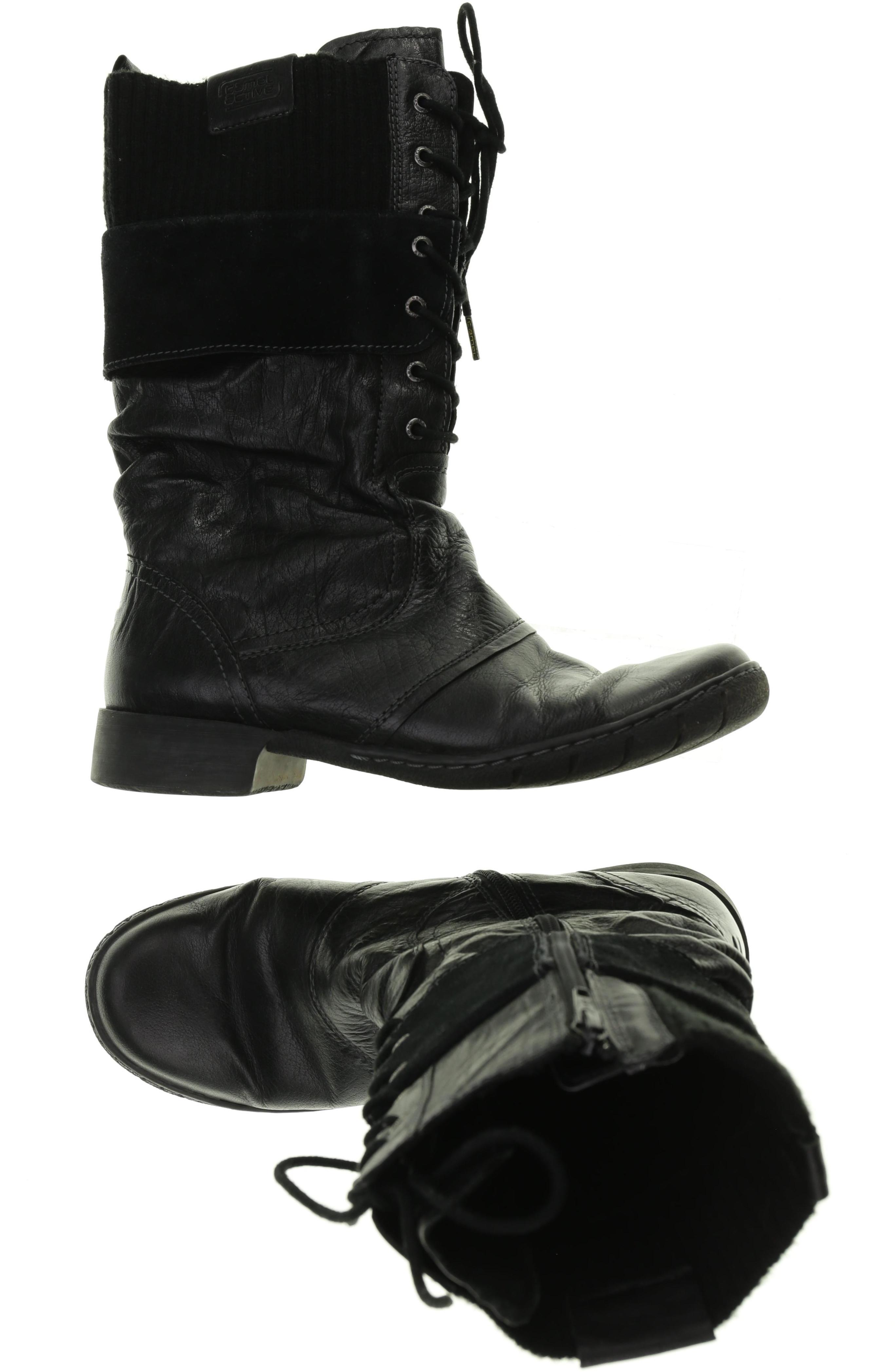 

camel active Damen Stiefel, schwarz, Gr. 6.5