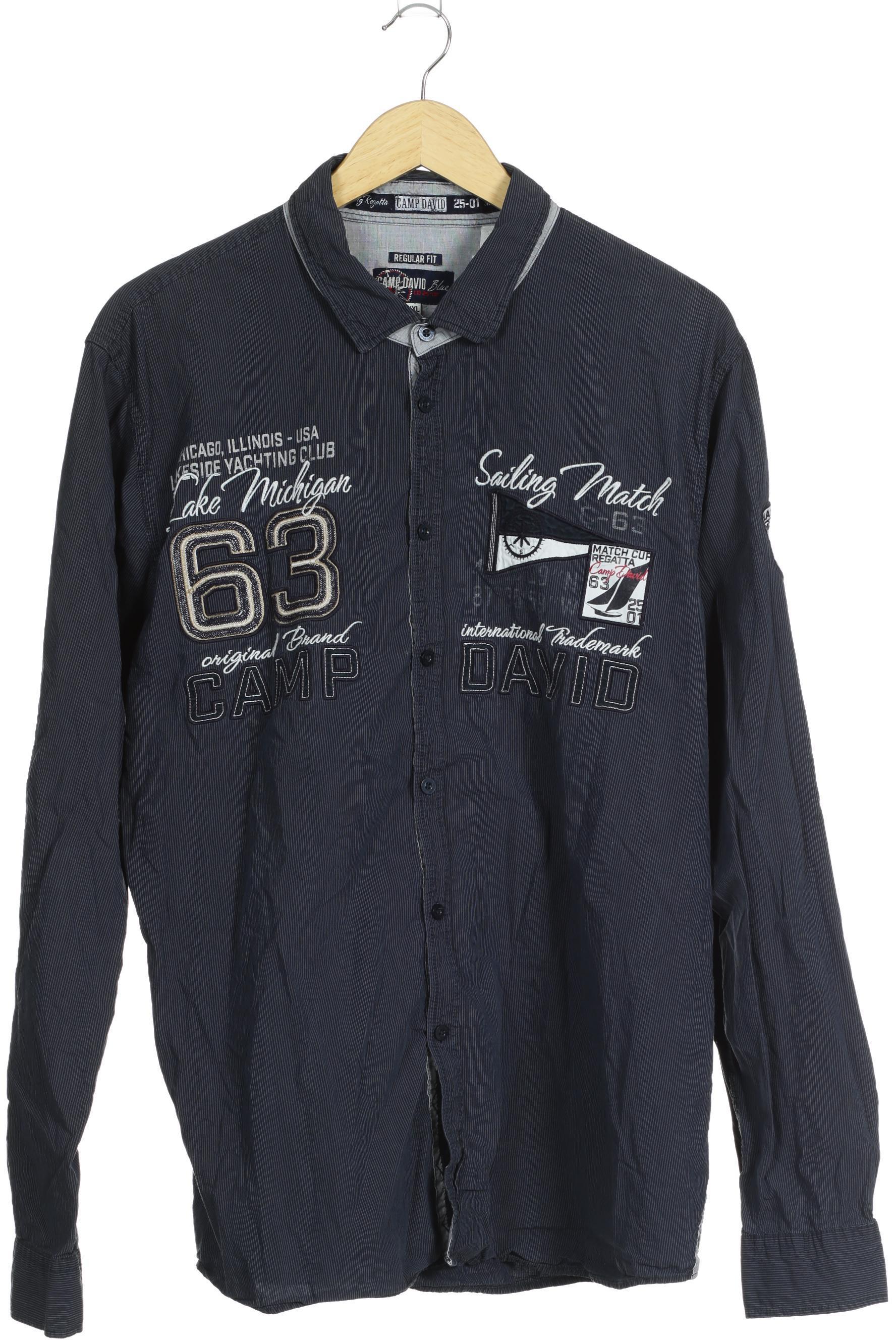 

camel active Herren Hemd, blau, Gr.