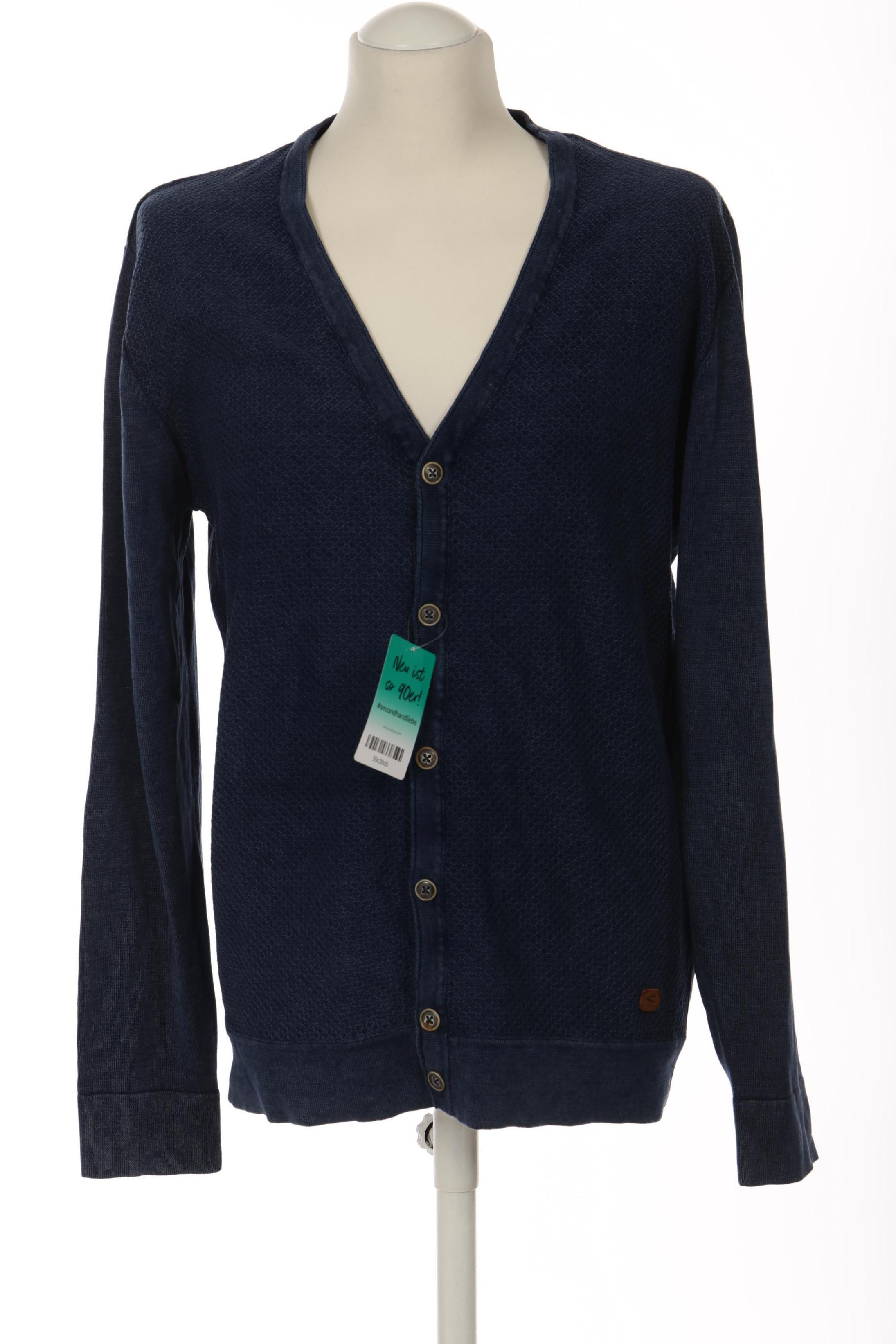 Thumbnail - camel active Herren Strickjacke, blau, Gr.