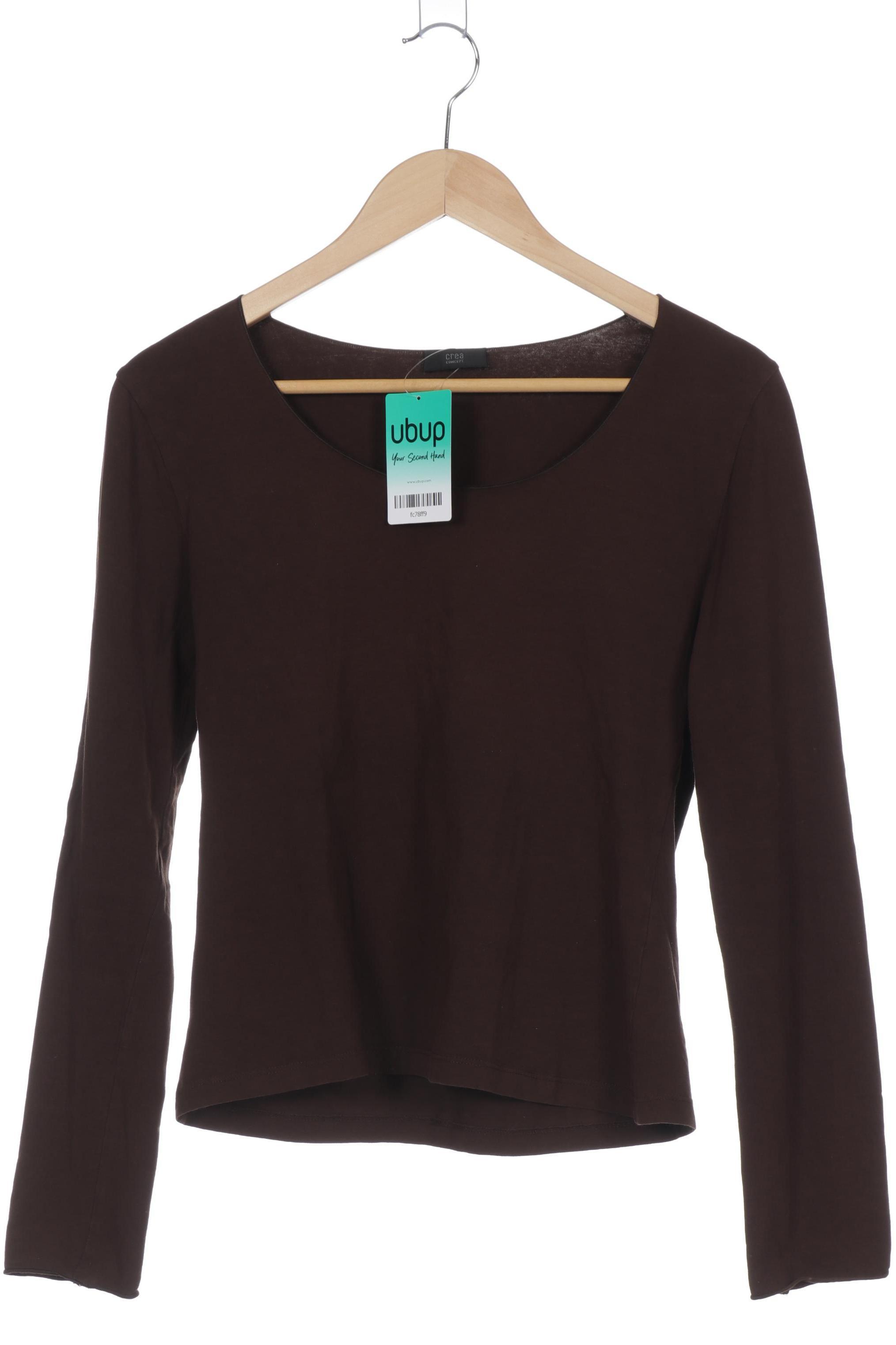 

crea concept Damen Langarmshirt, braun, Gr.