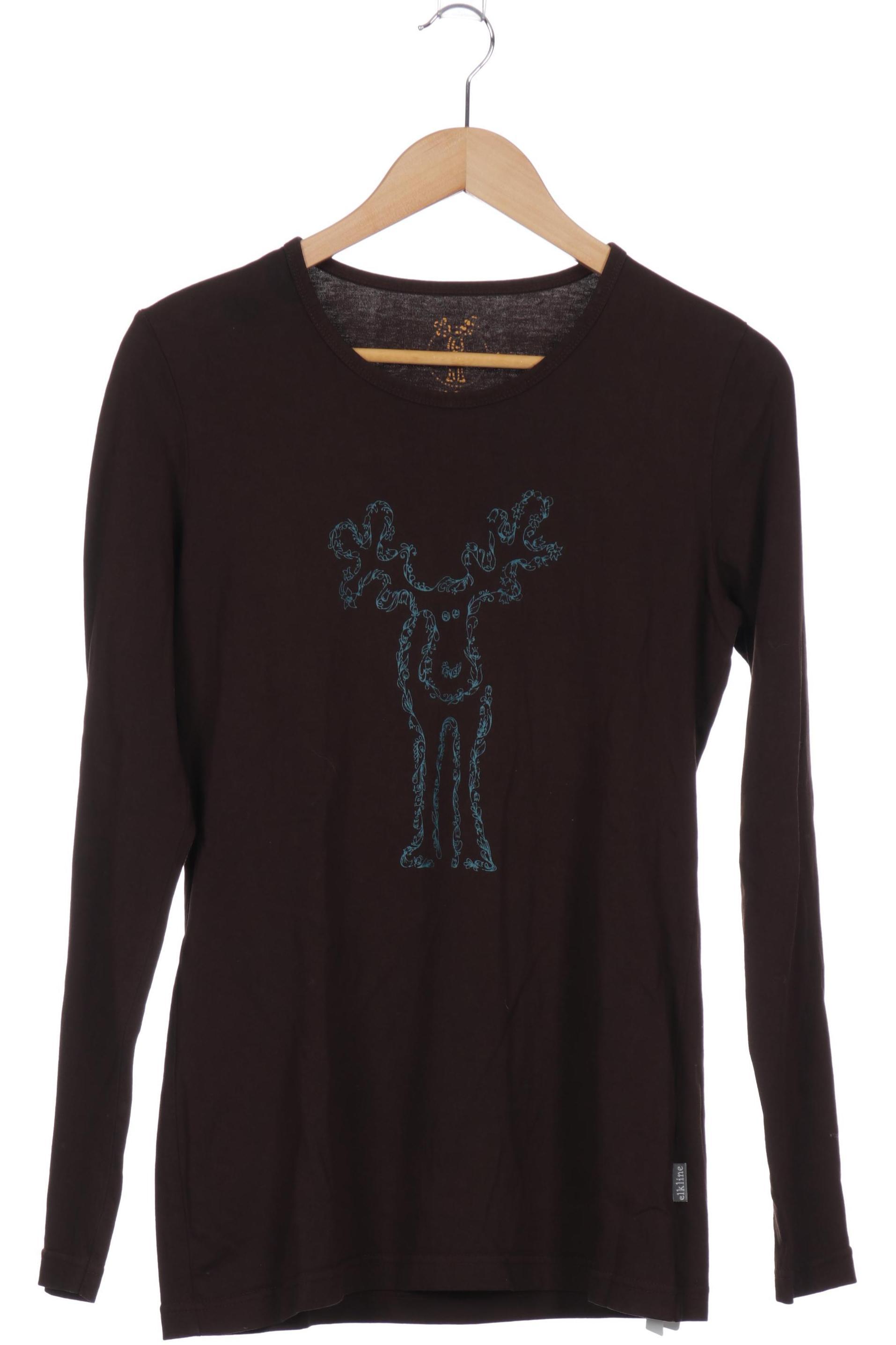 

elkline Damen Langarmshirt, braun, Gr. 40