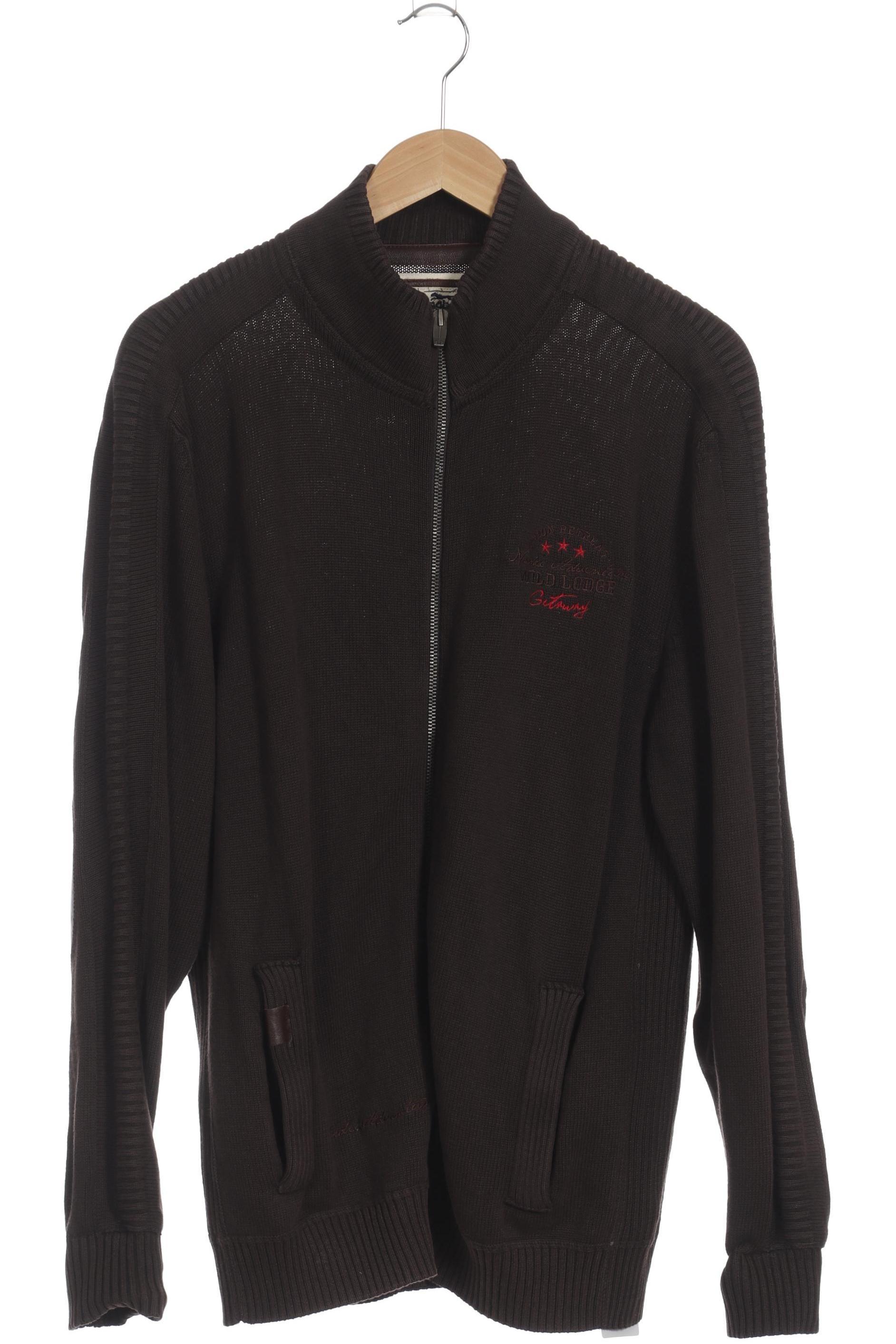 

engbers Herren Strickjacke, braun, Gr. 48