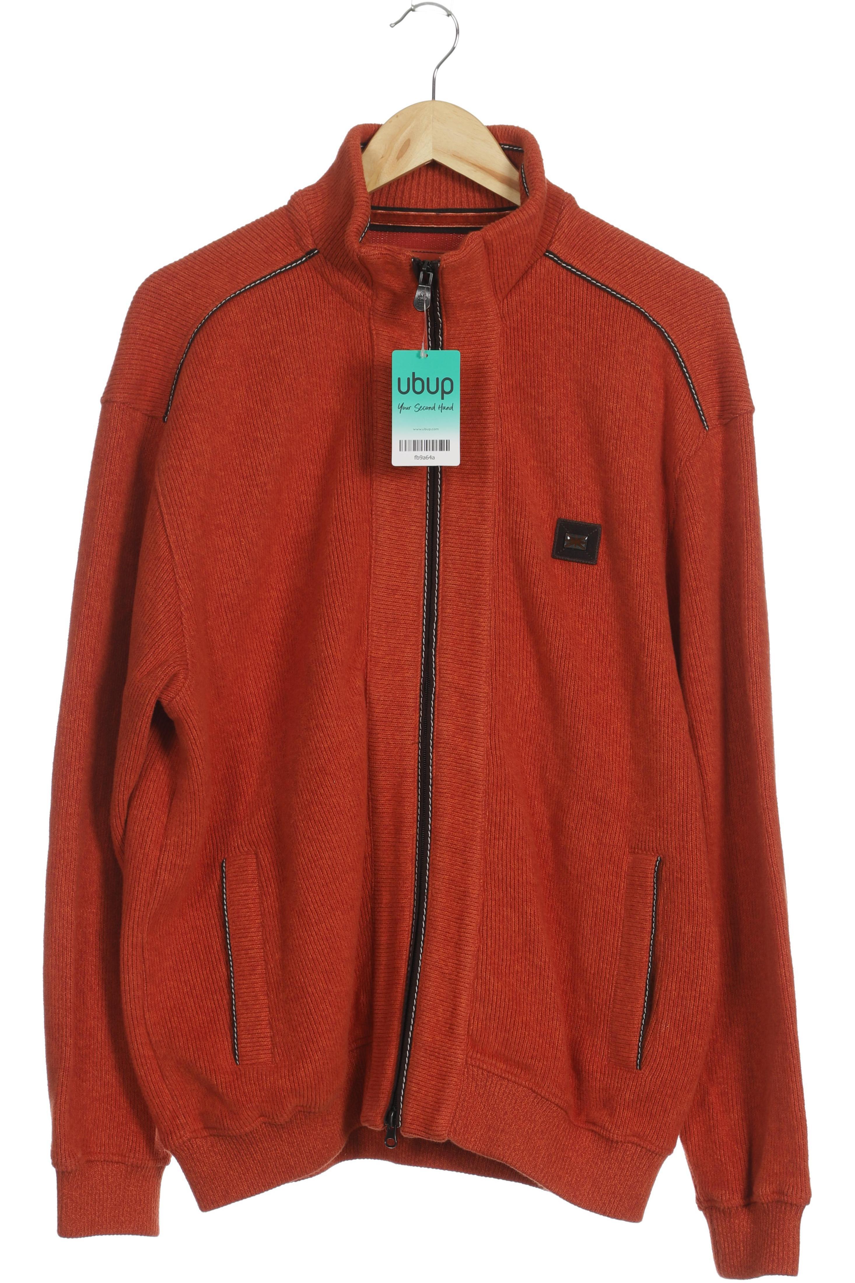 Thumbnail - engbers Herren Strickjacke, orange, Gr.