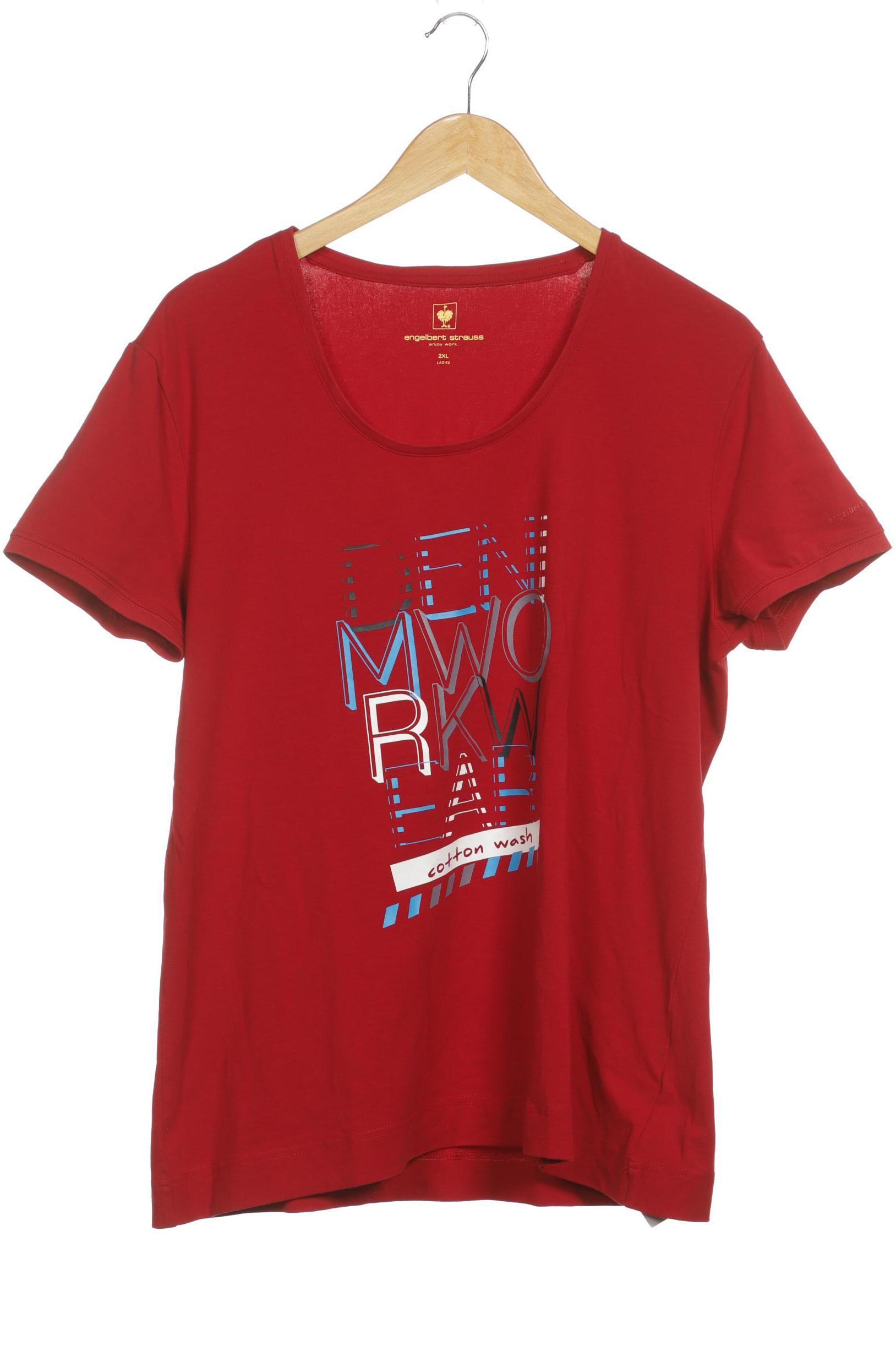 

engelbert strauss Damen T-Shirt, rot, Gr.