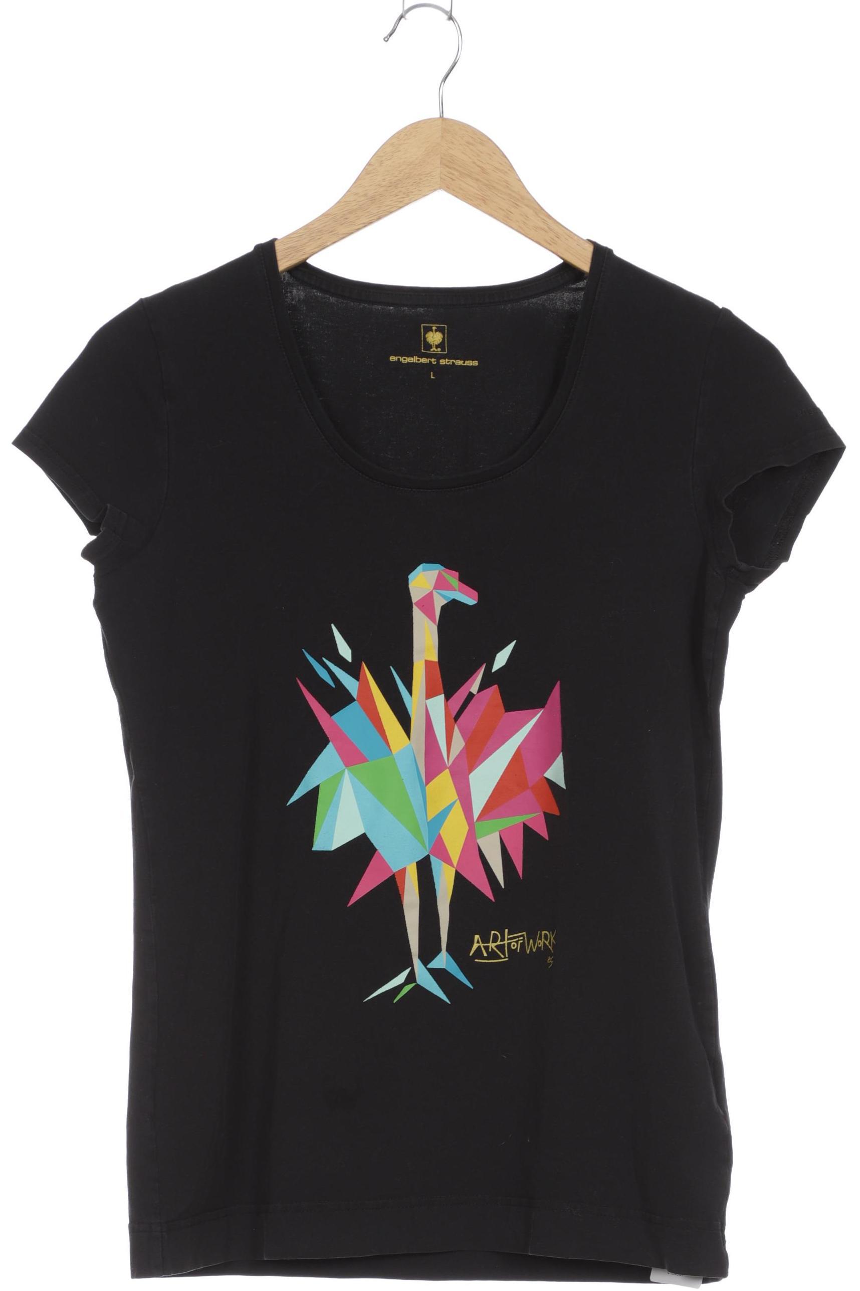 

engelbert strauss Damen T-Shirt, schwarz, Gr.