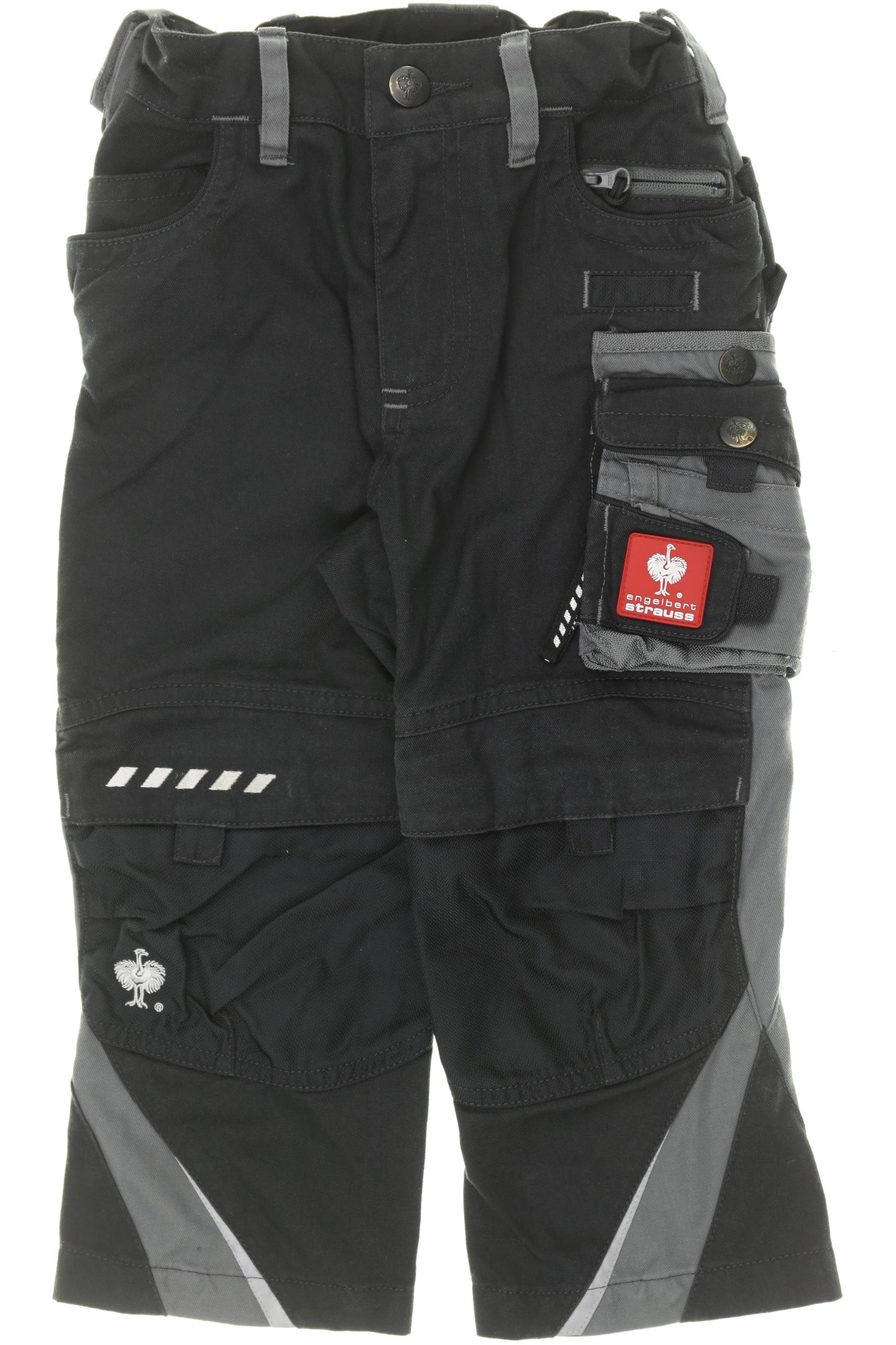 

engelbert strauss Jungen Stoffhose, schwarz, Gr. 86