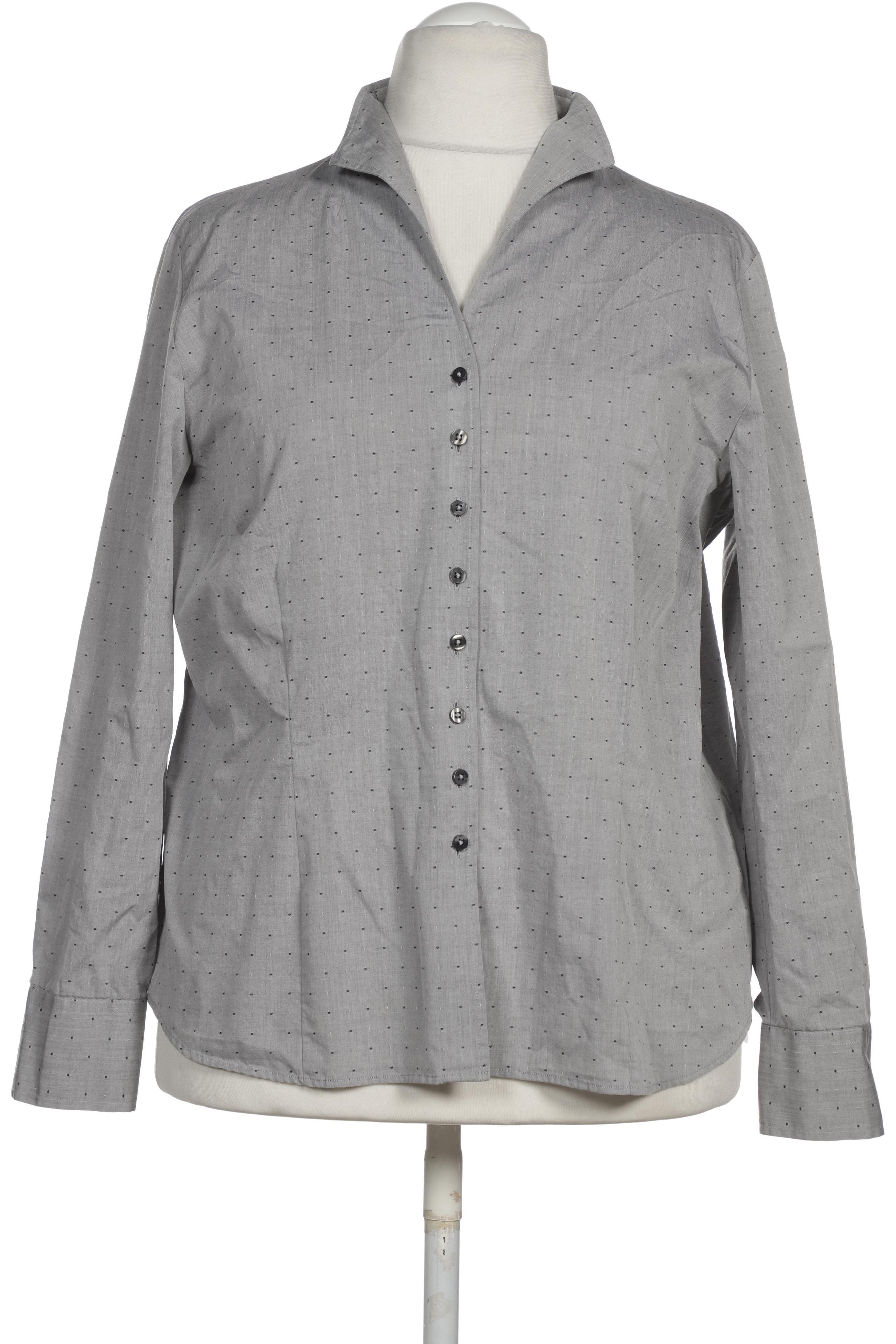 

eterna Damen Bluse, grau, Gr. 48
