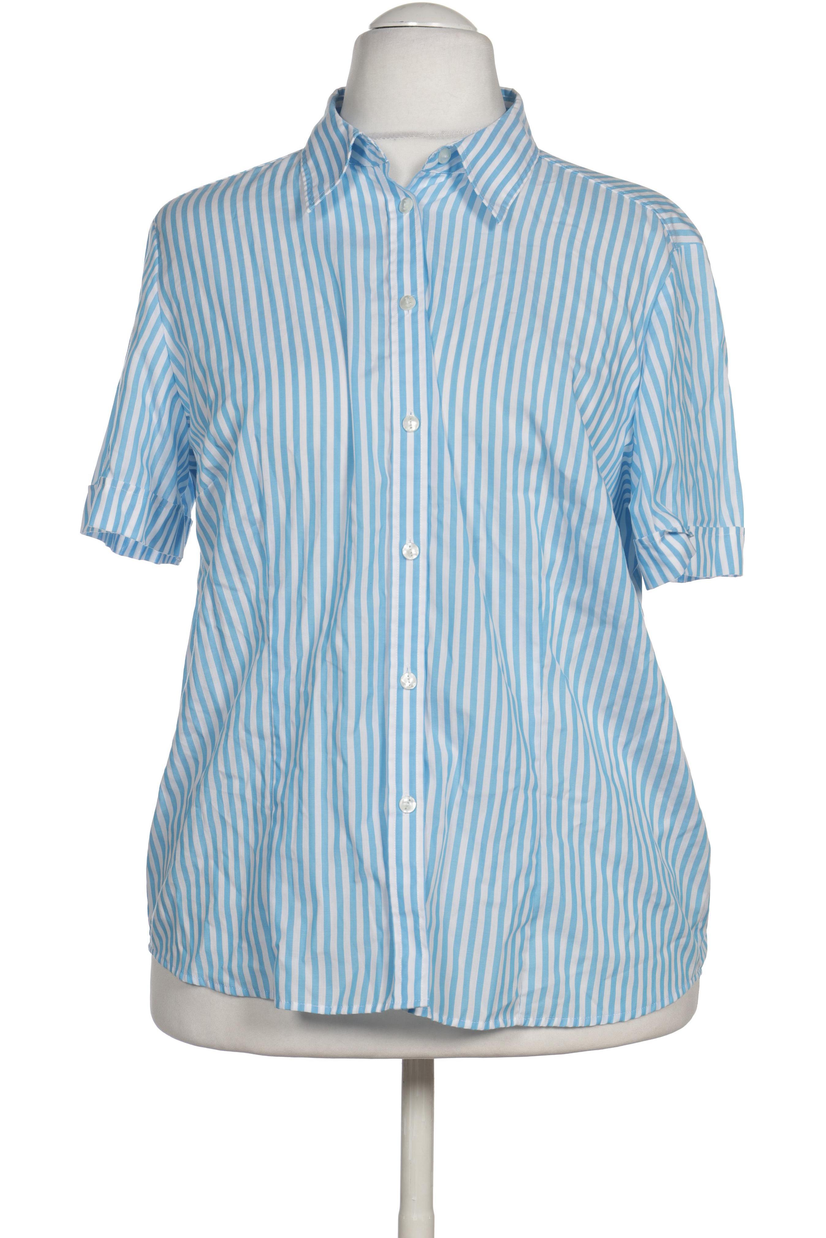 

eterna Damen Bluse, blau, Gr. 48