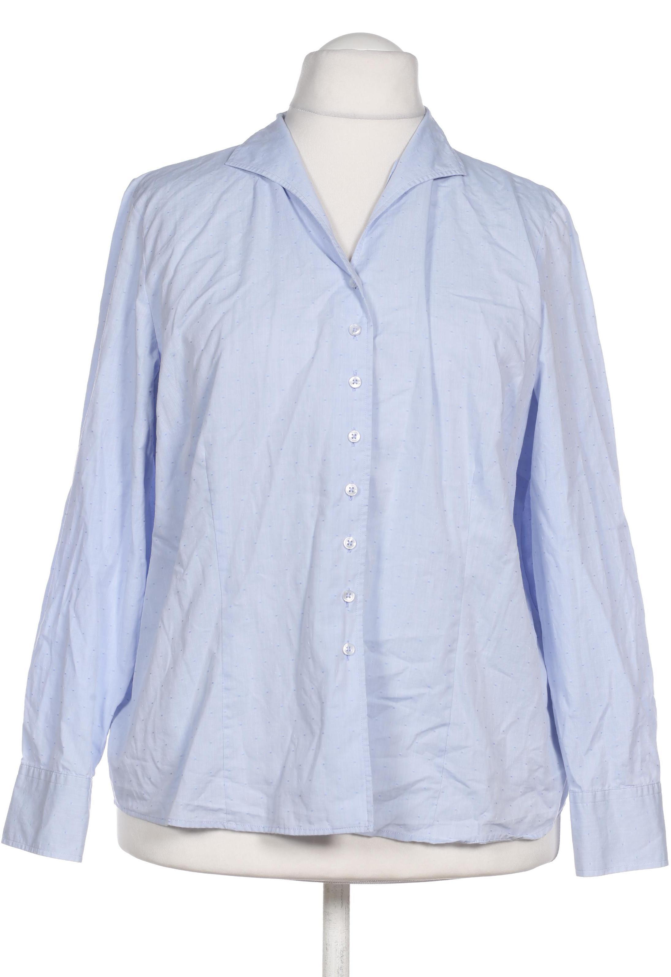 

eterna Damen Bluse, blau, Gr. 48