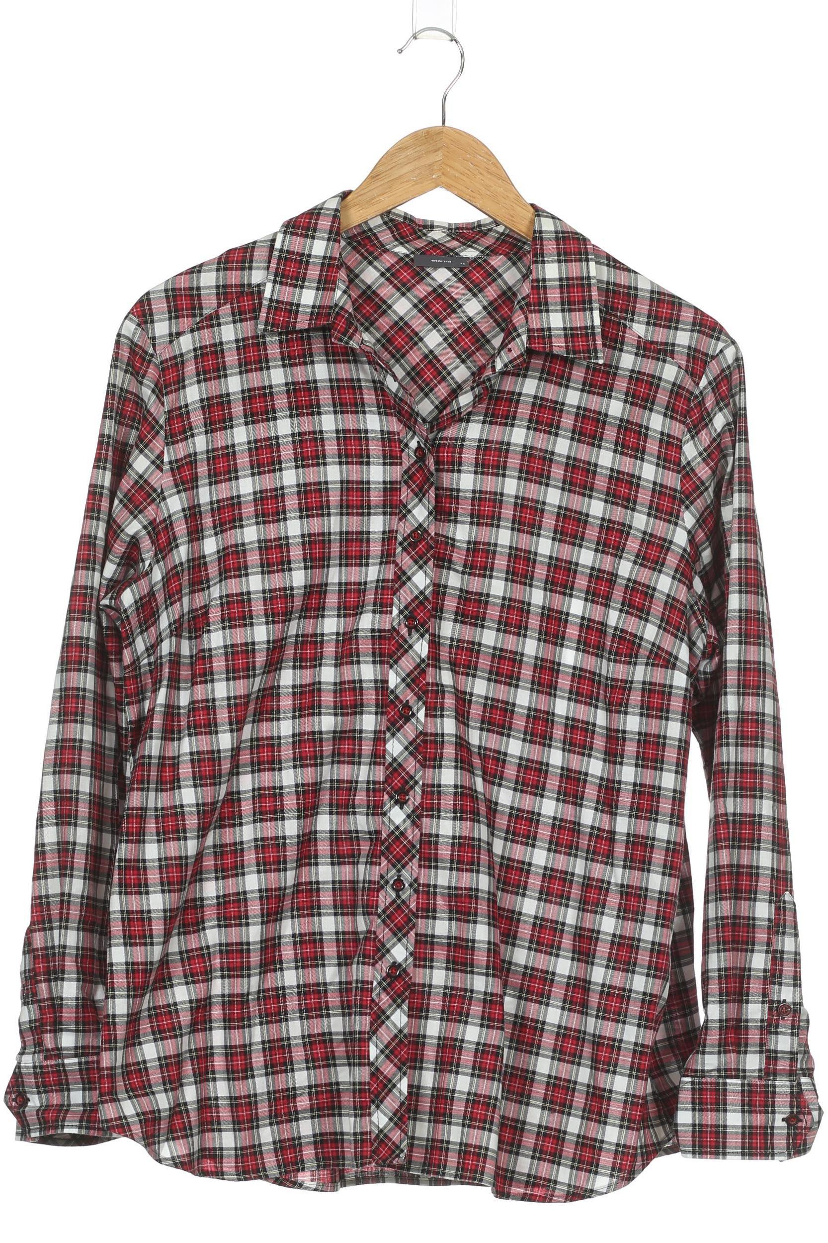 

eterna Damen Bluse, rot, Gr. 46
