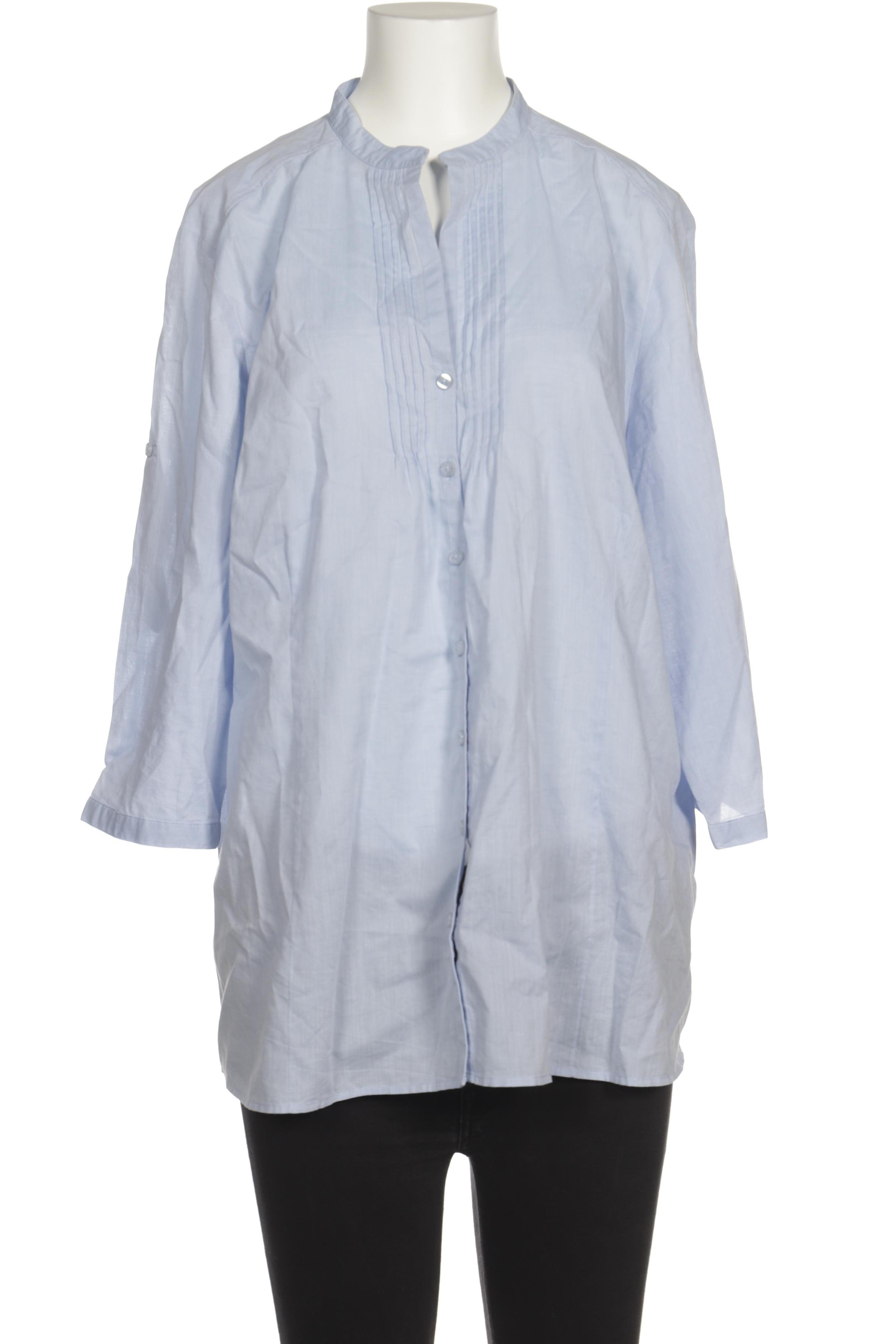 

eterna Damen Bluse, blau, Gr. 48