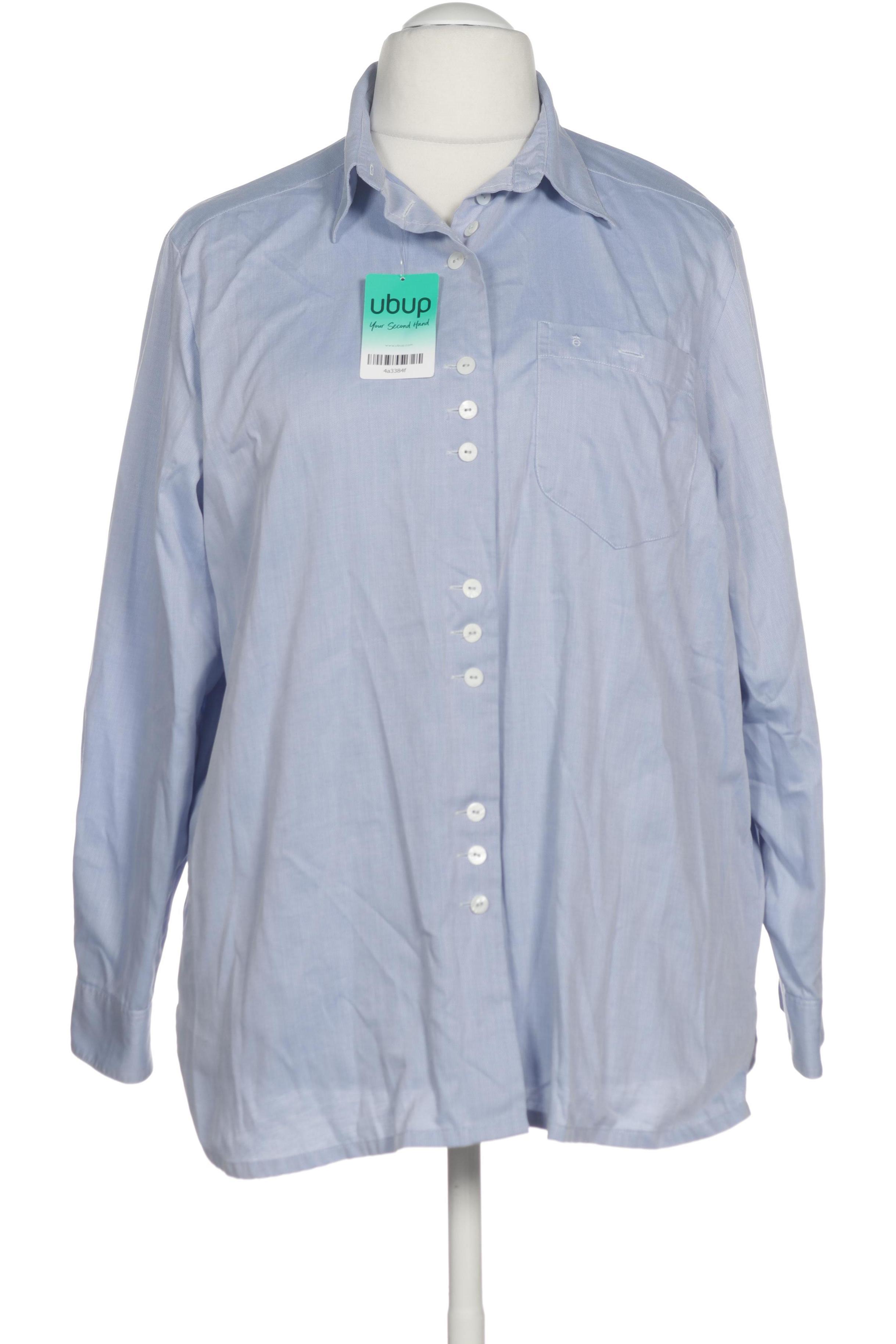 

eterna Damen Bluse, blau, Gr. 48