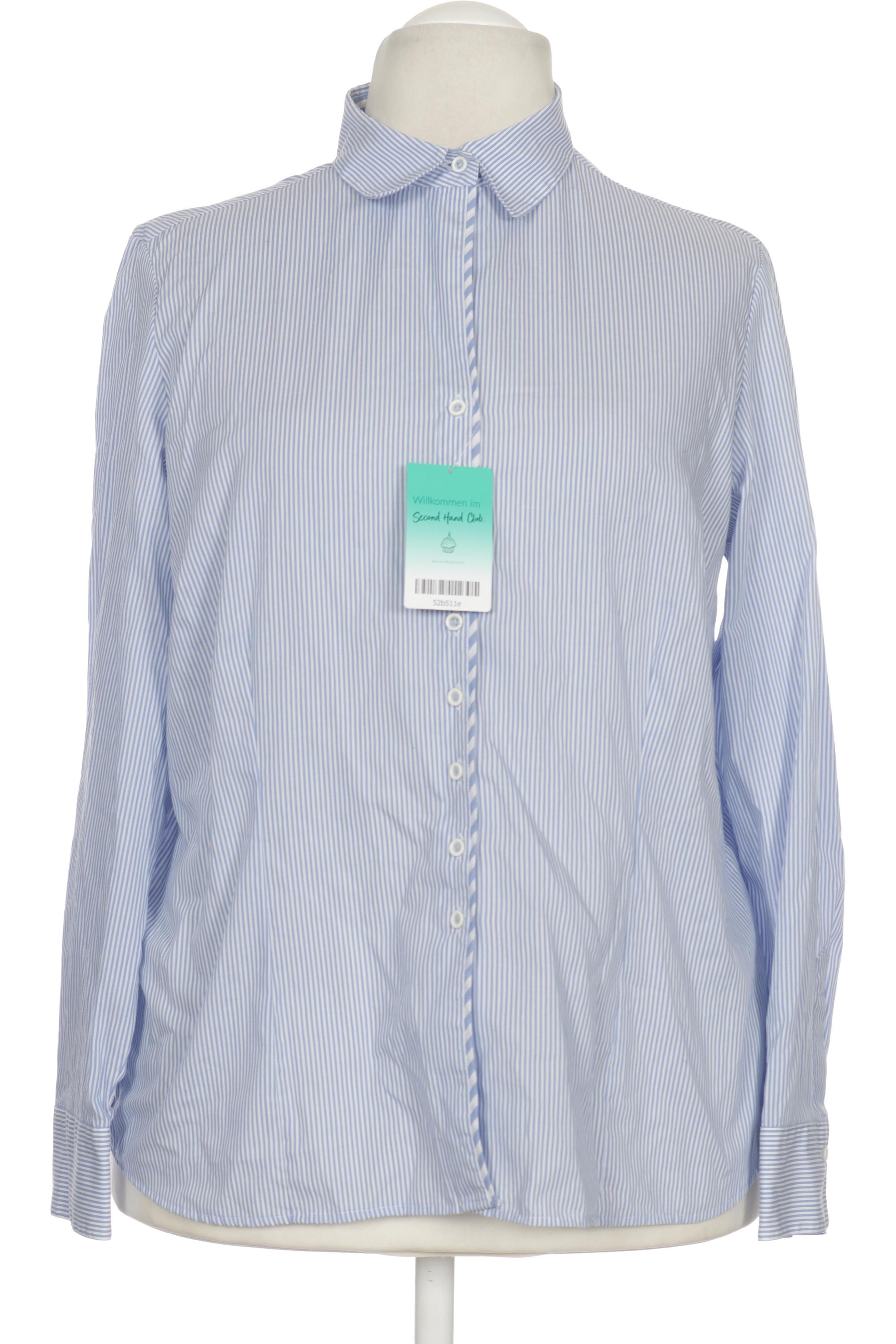 

eterna Damen Bluse, blau, Gr. 48