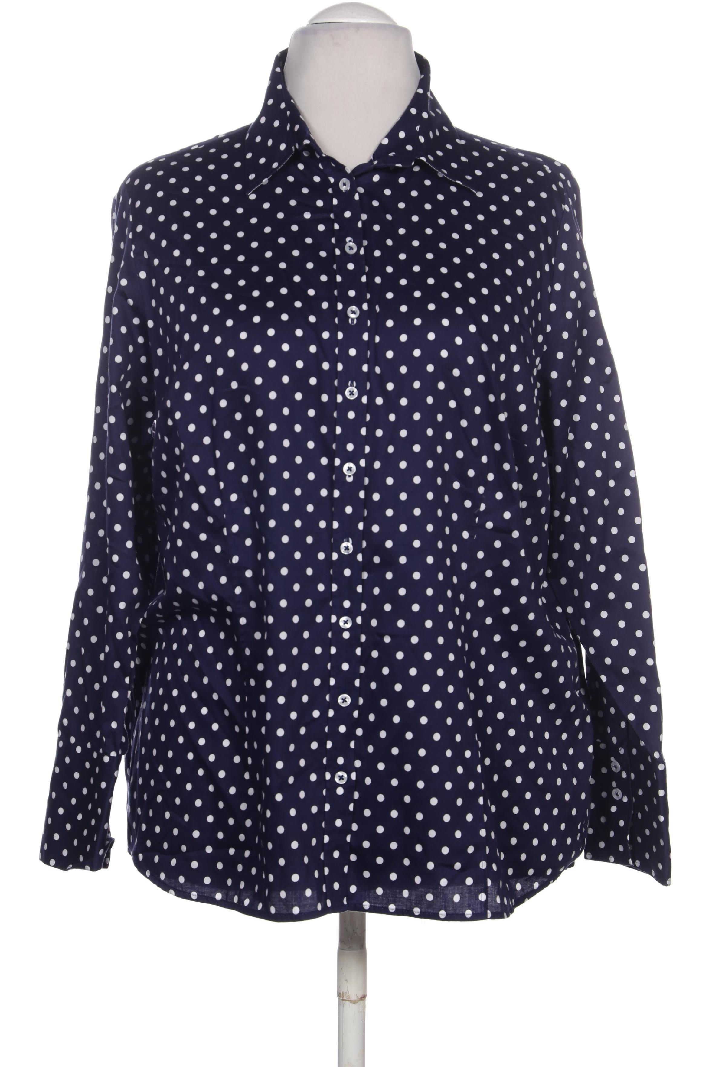 

eterna Damen Bluse, blau, Gr. 48