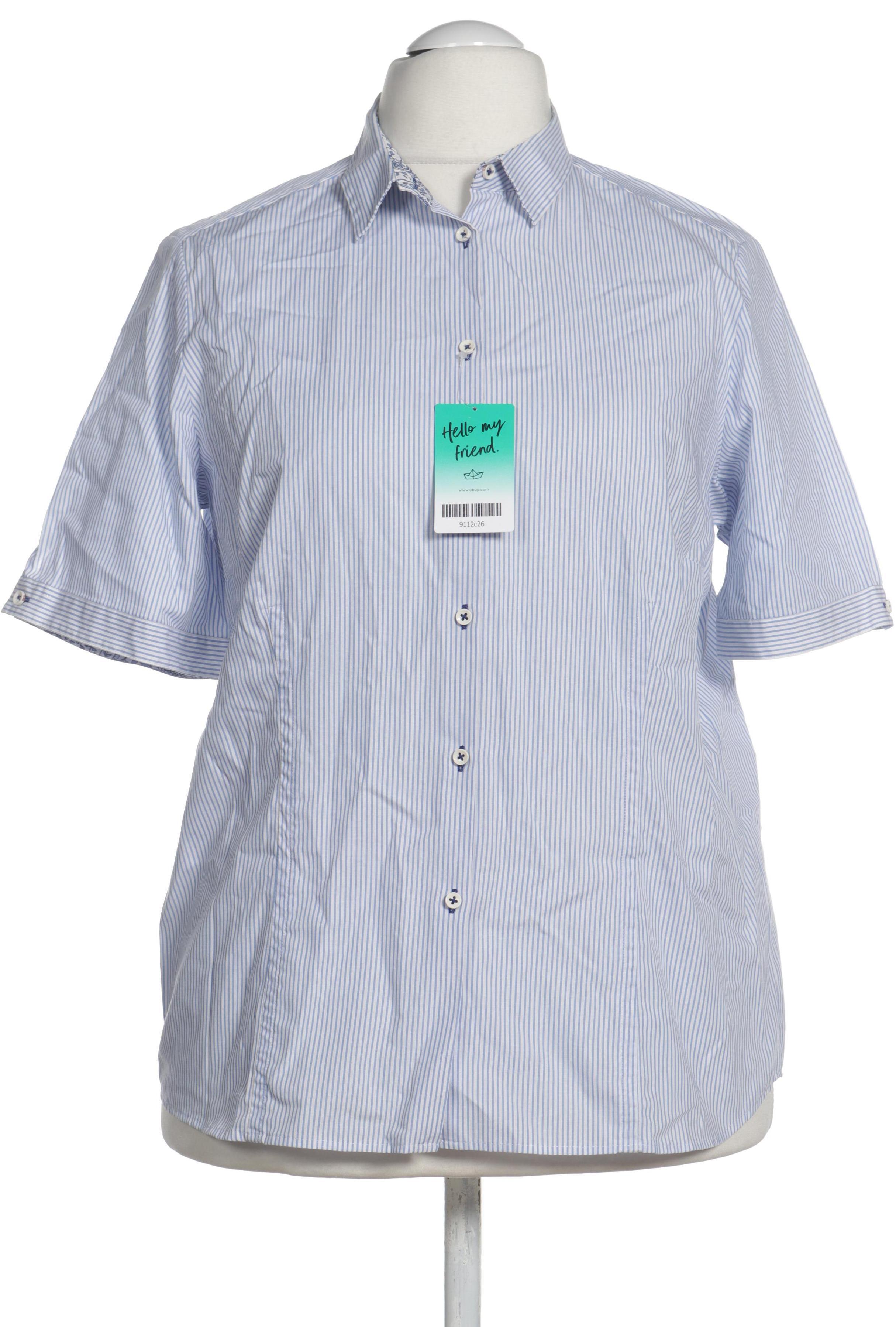 

eterna Damen Bluse, blau, Gr. 46