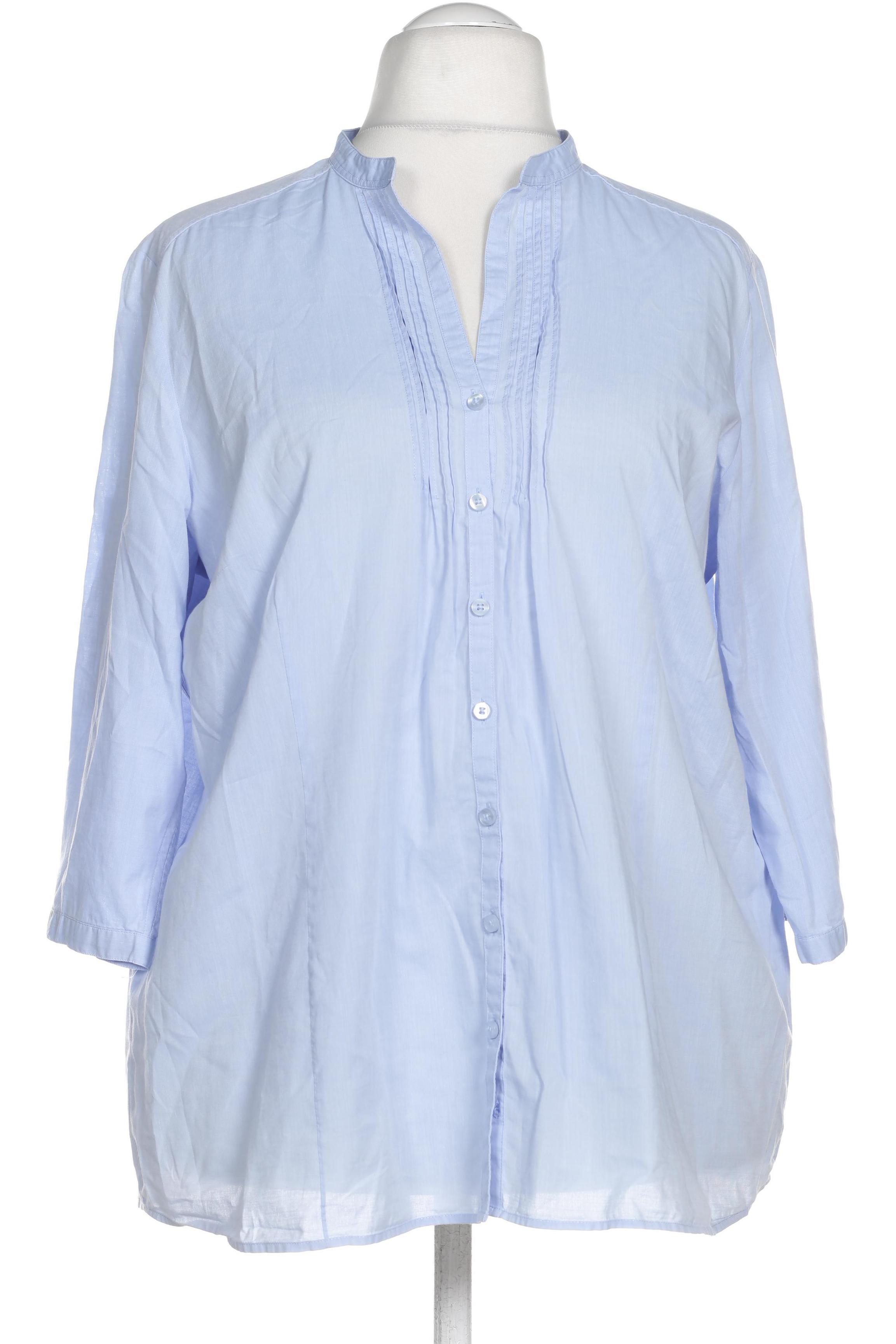 

eterna Damen Bluse, blau, Gr. 48