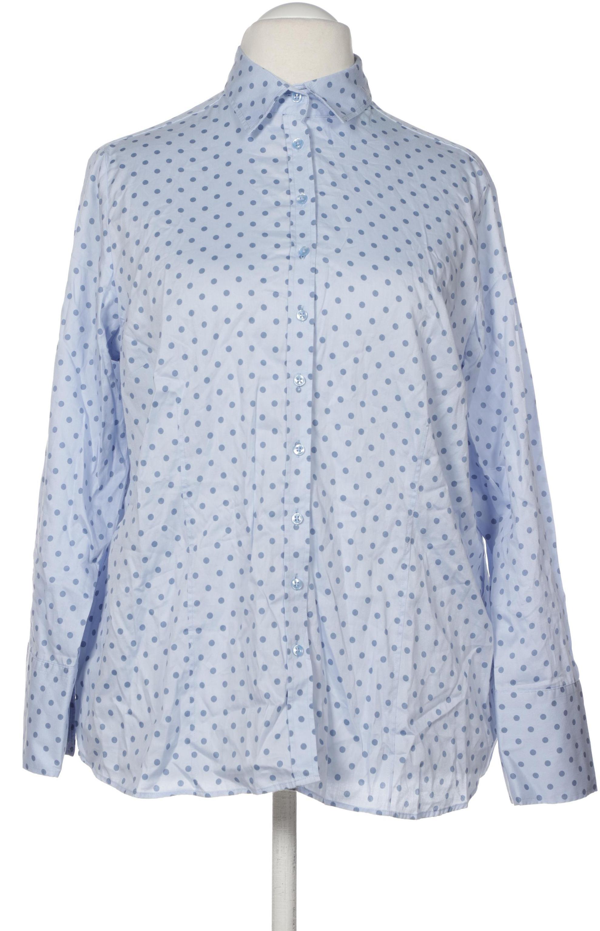 

eterna Damen Bluse, blau, Gr. 48