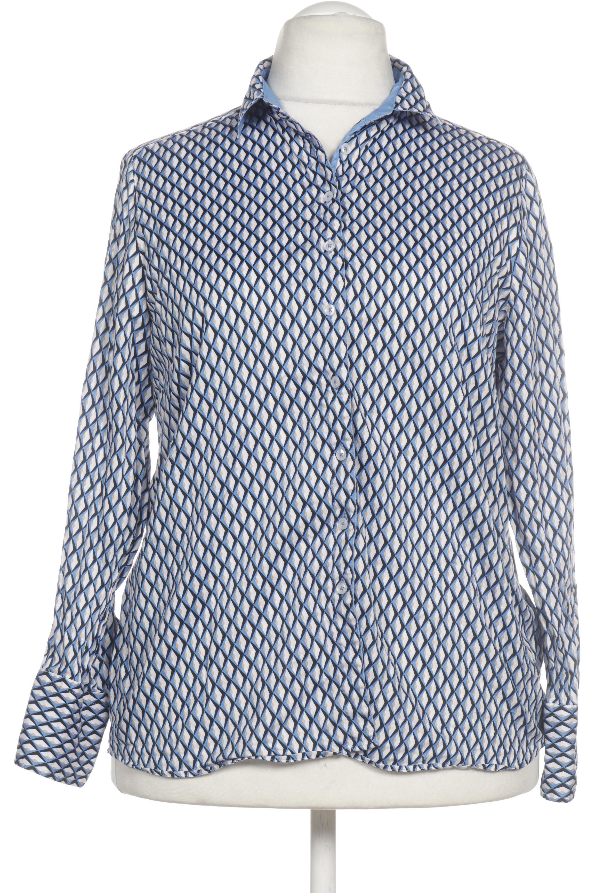 

eterna Damen Bluse, blau, Gr. 46