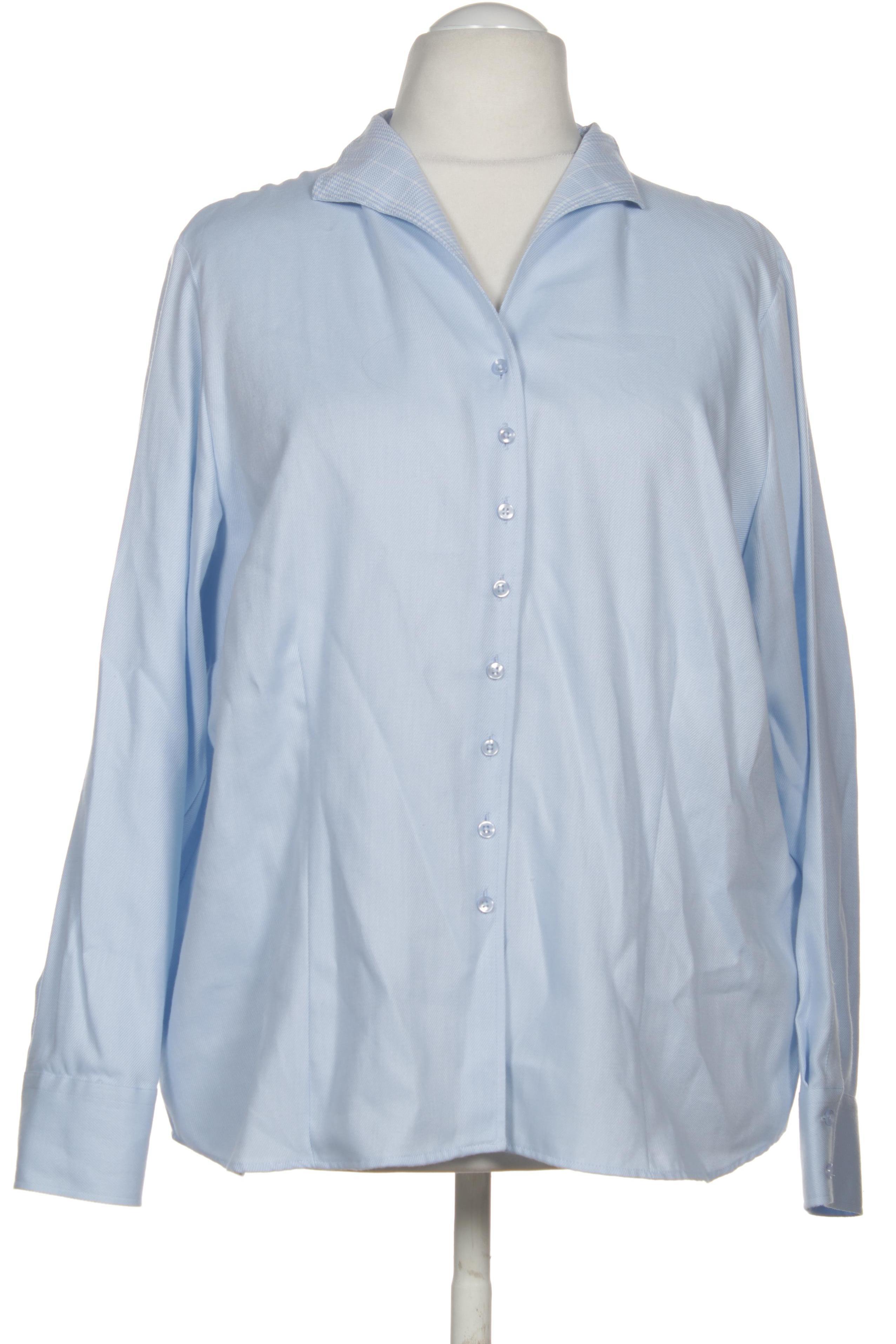 

eterna Damen Bluse, blau, Gr. 50