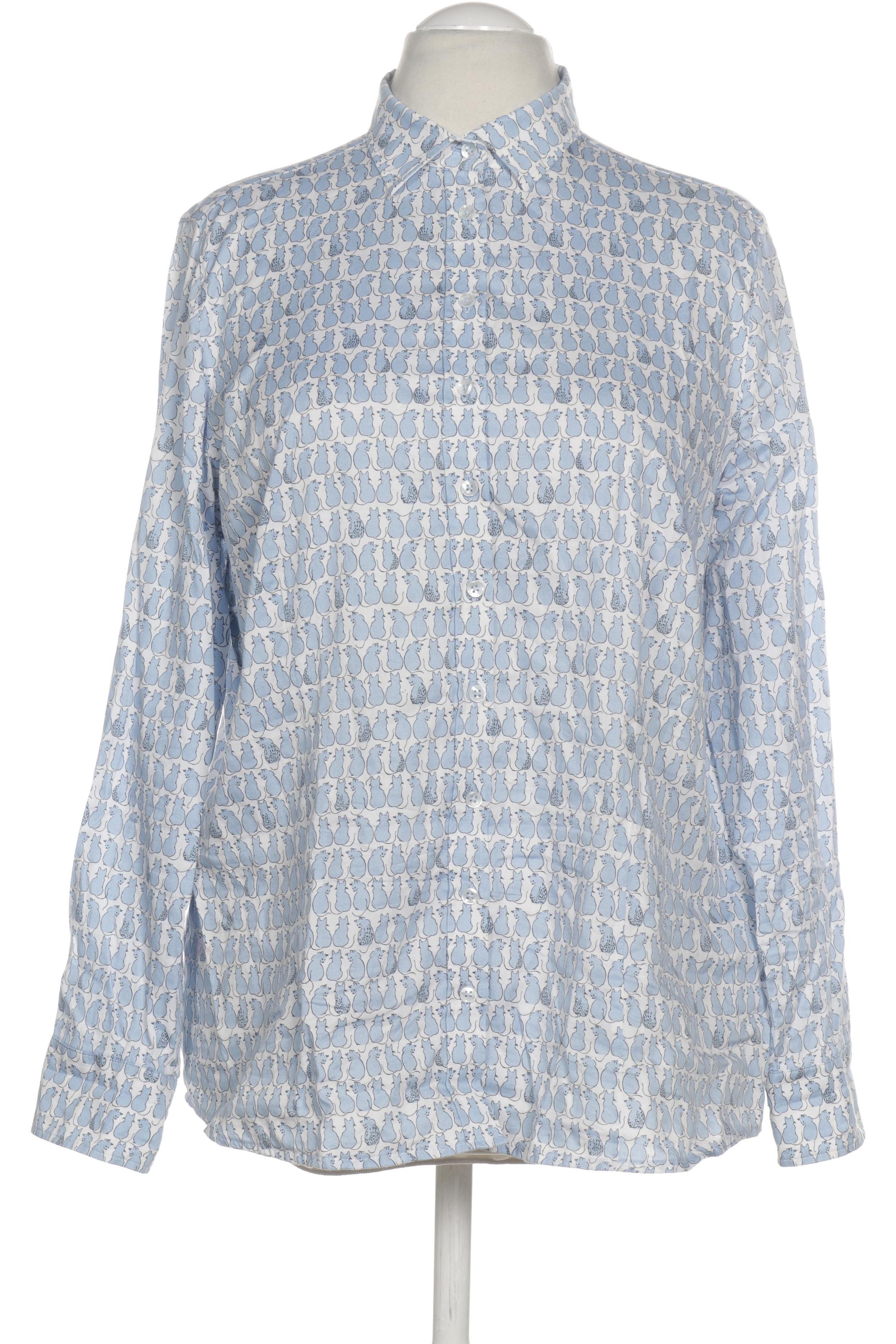 

eterna Damen Bluse, blau, Gr. 46