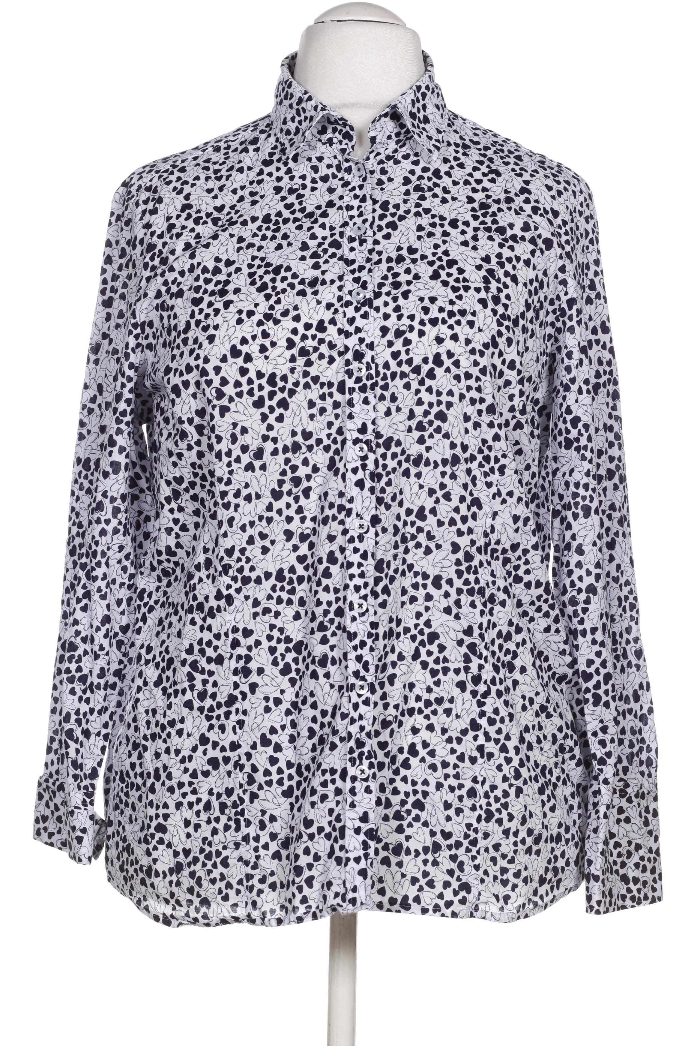 

eterna Damen Bluse, blau, Gr. 48