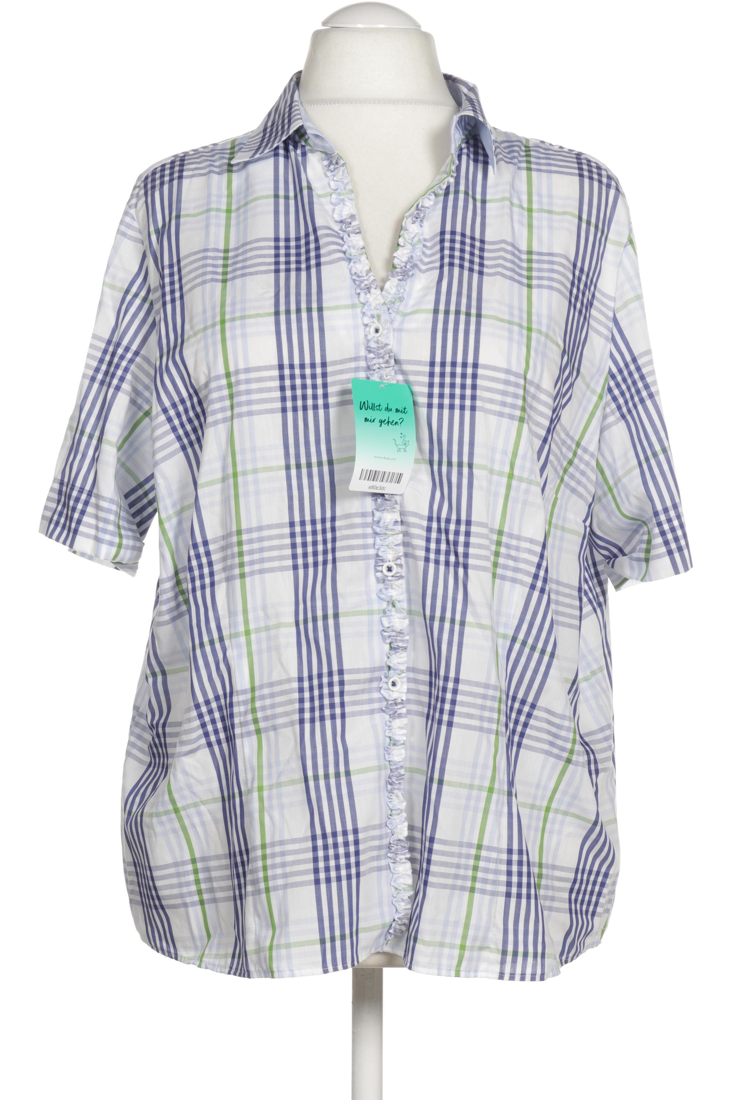 

eterna Damen Bluse, blau, Gr. 50