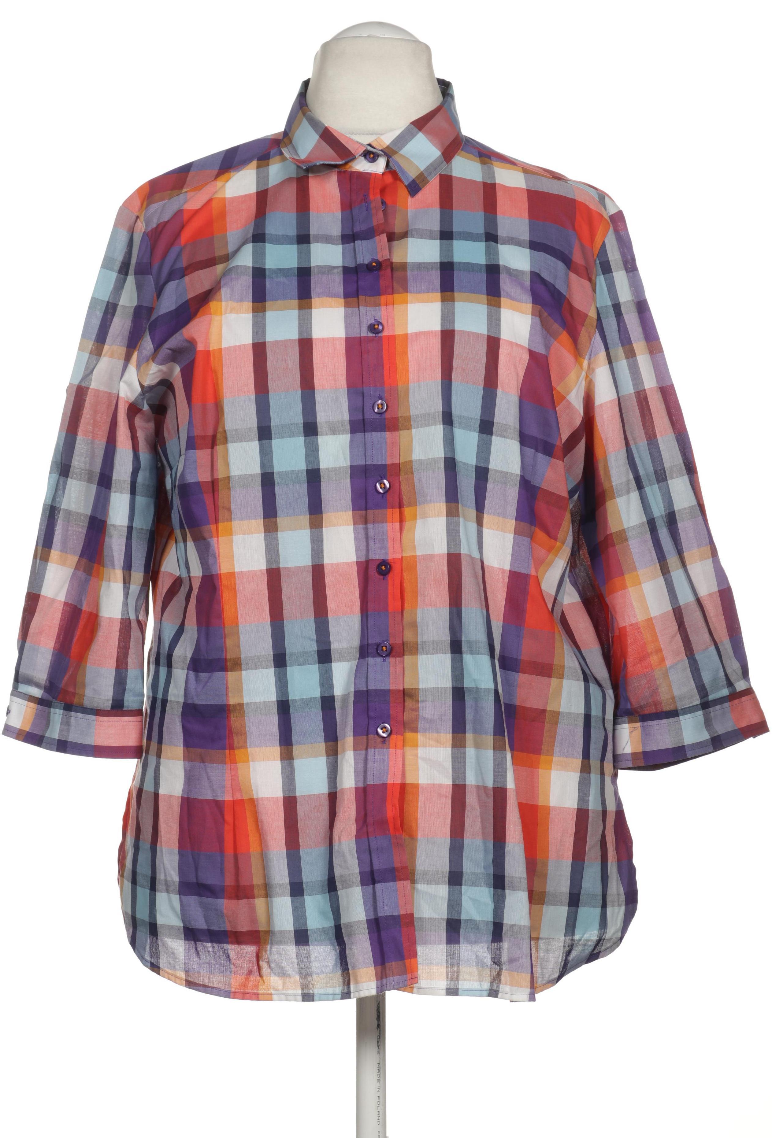 

eterna Damen Bluse, blau, Gr. 48