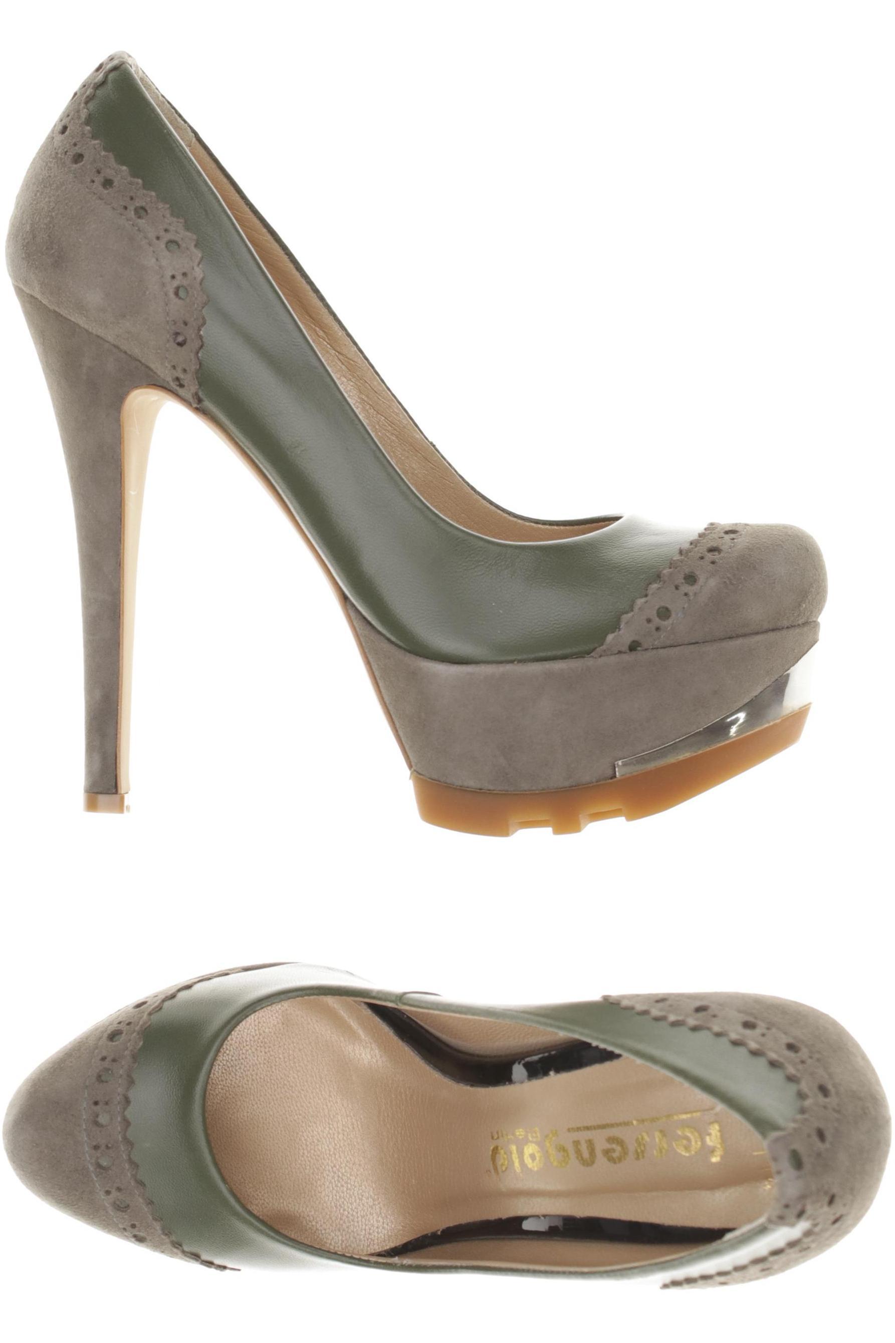 

fersengold Damen Pumps, grün, Gr. 36