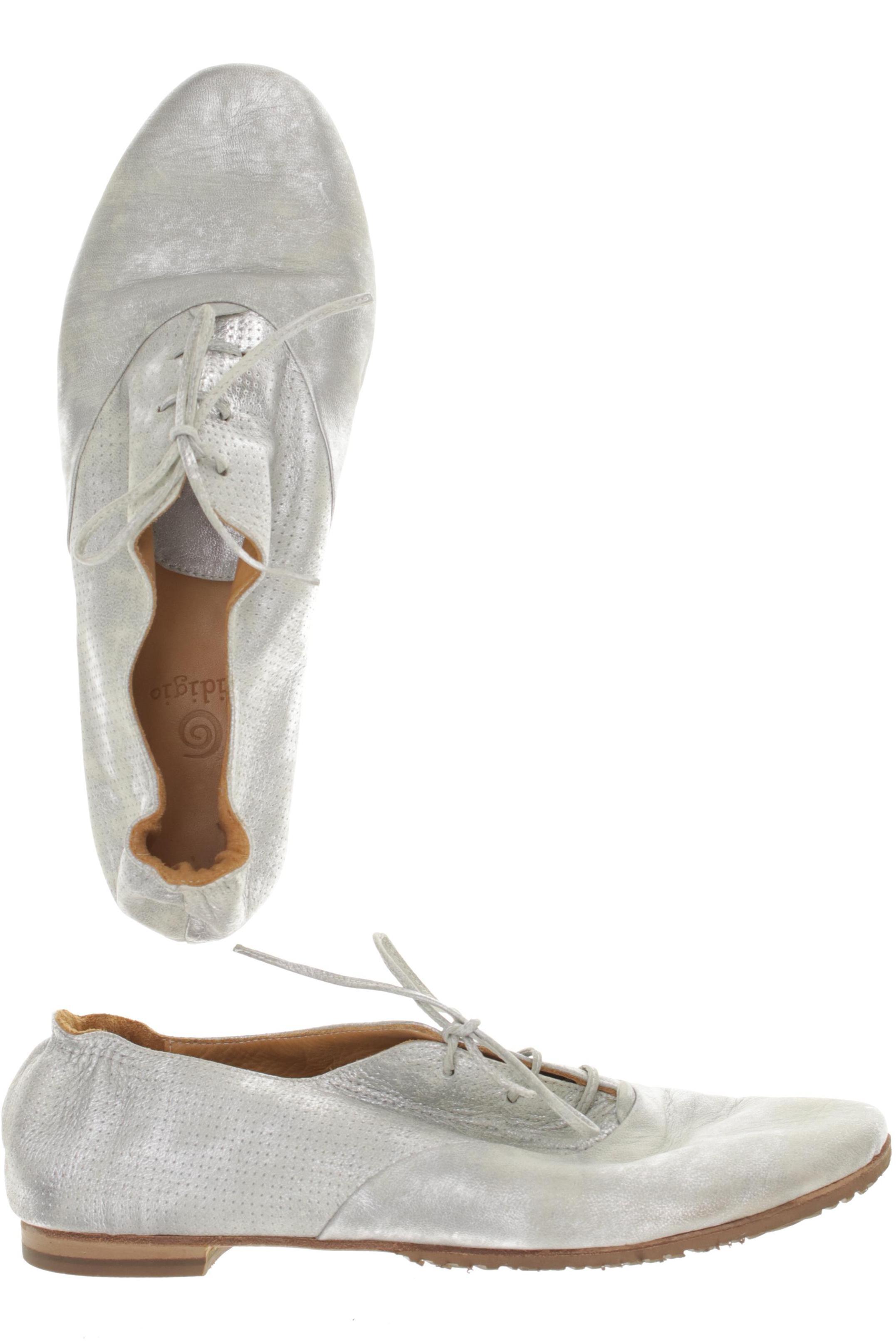 

gidigio Damen Halbschuh, silber, Gr. 41