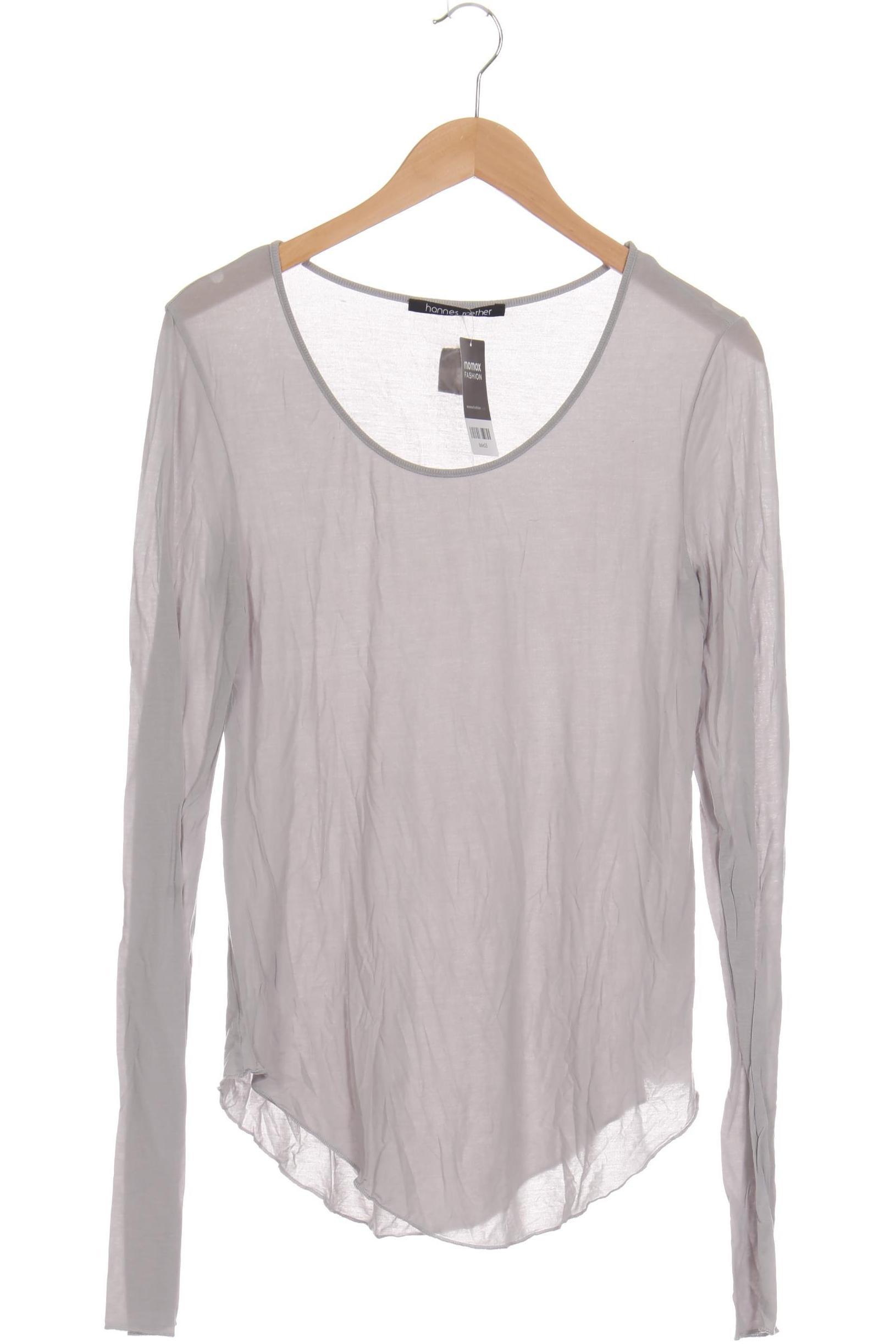 

hannes roether Damen Langarmshirt, grau, Gr.
