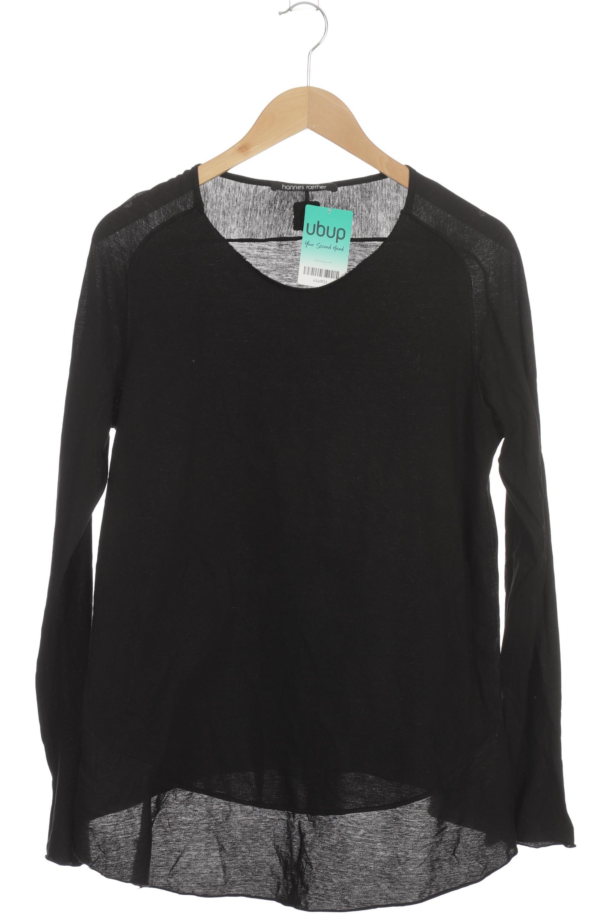 

hannes roether Damen Langarmshirt, schwarz, Gr.