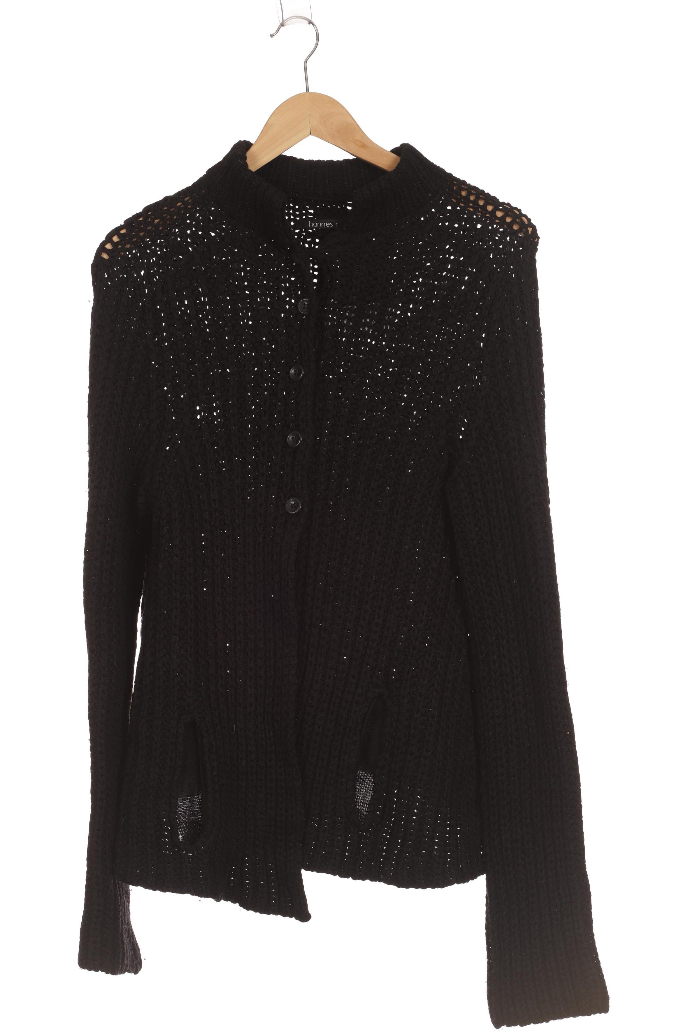 

hannes roether Damen Strickjacke, schwarz, Gr.