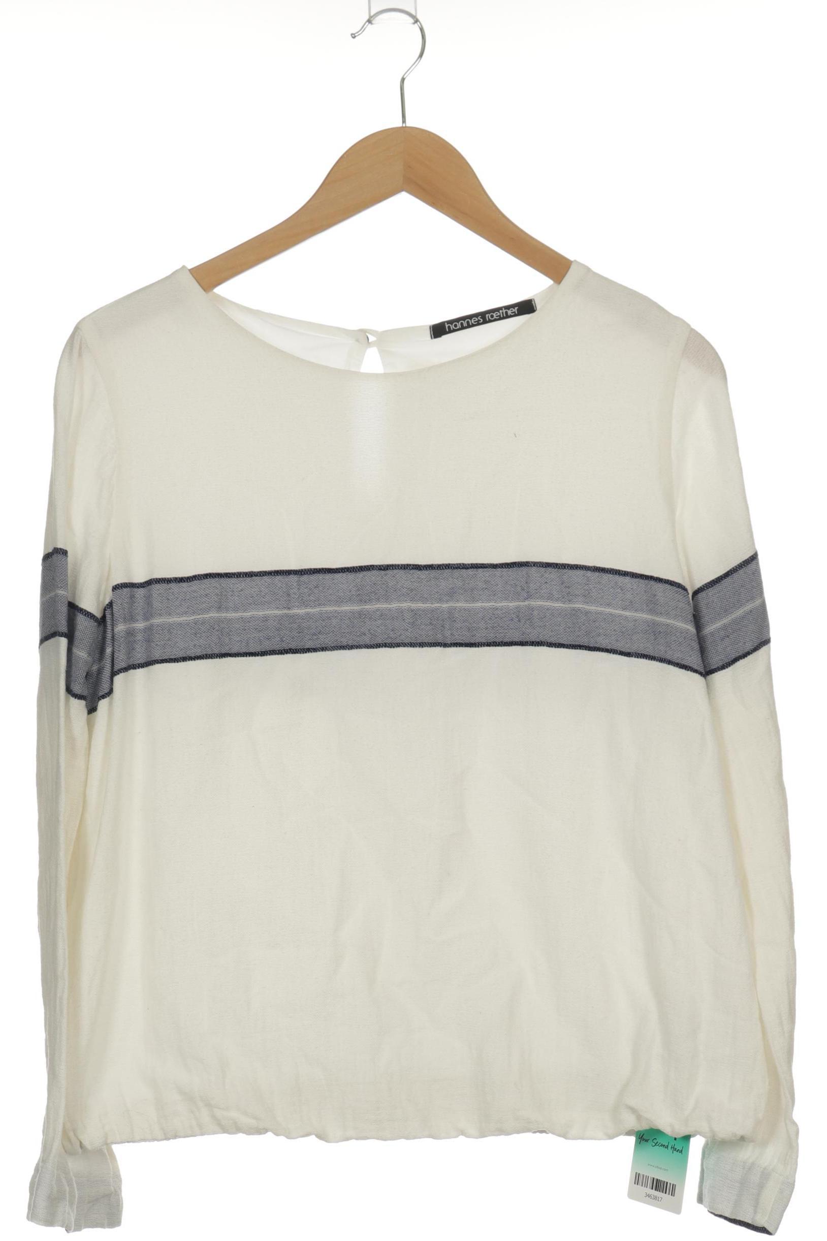 

hannes roether Damen Bluse, weiß, Gr.