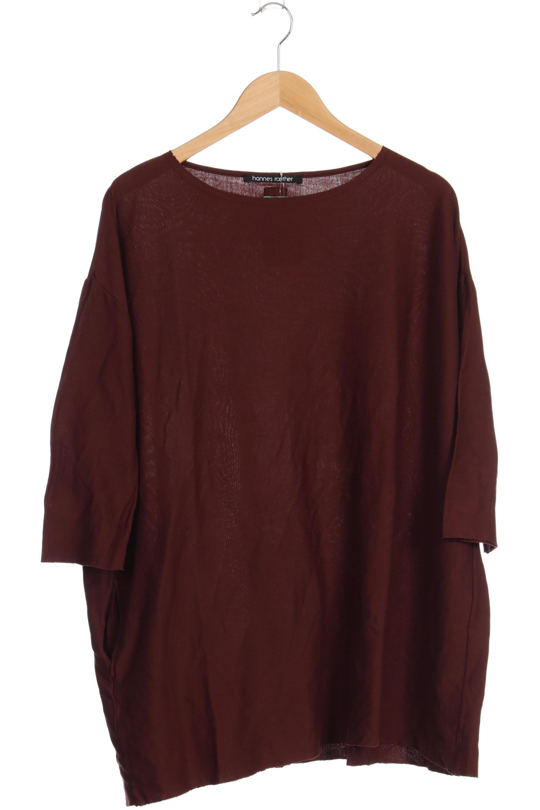 

hannes roether Damen T-Shirt, braun, Gr.
