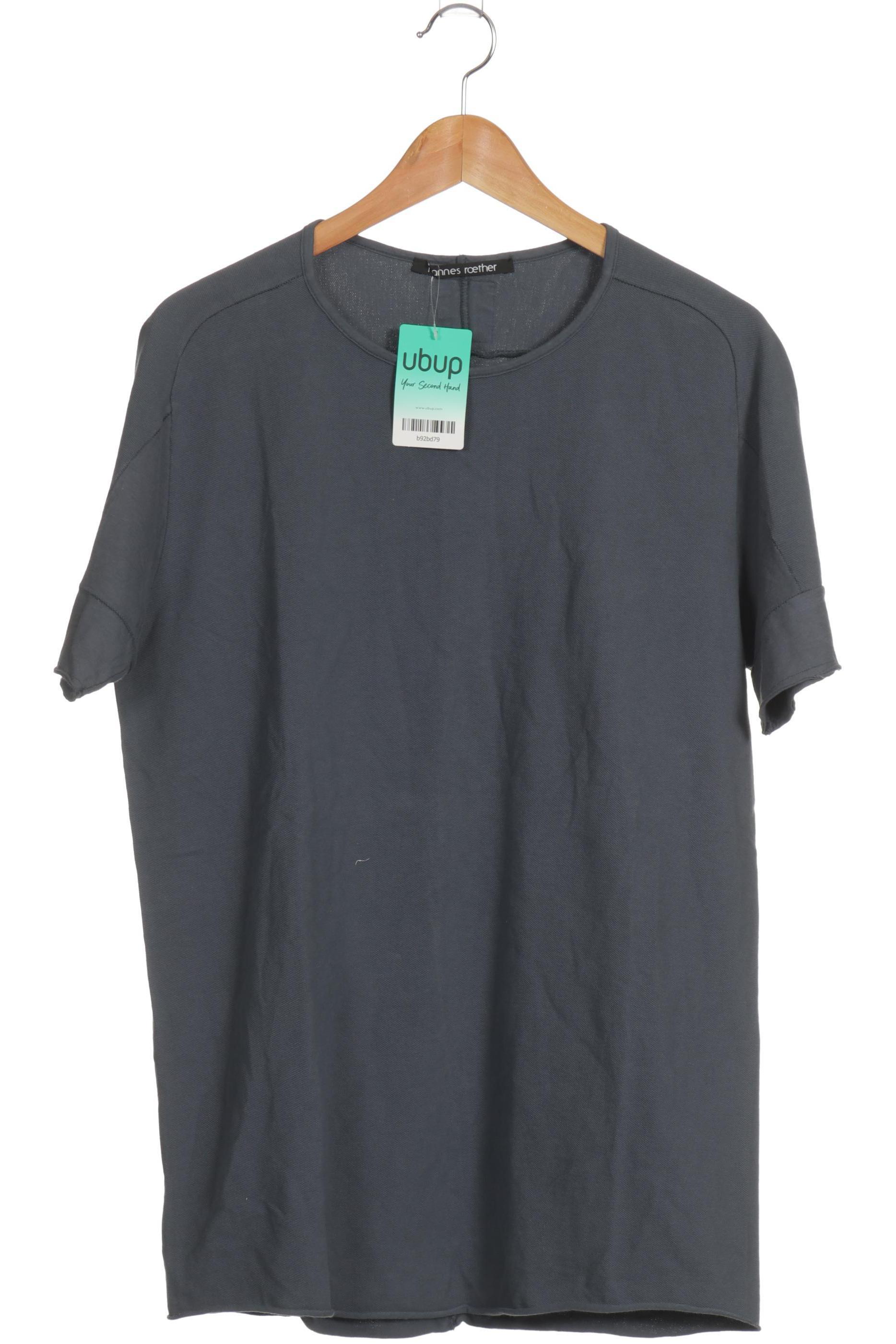 

hannes roether Damen T-Shirt, blau, Gr.