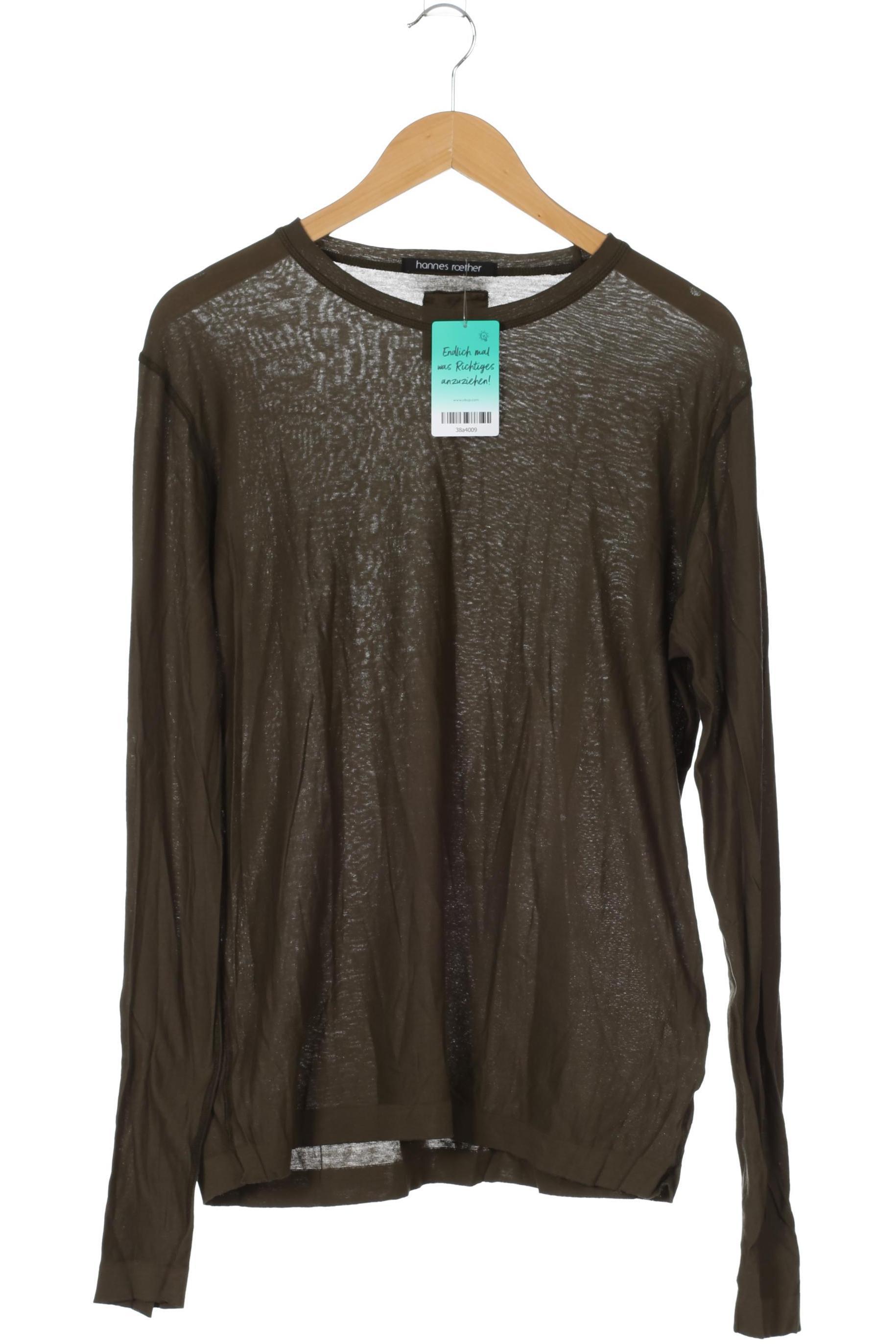 

hannes roether Herren Langarmshirt, grün, Gr.
