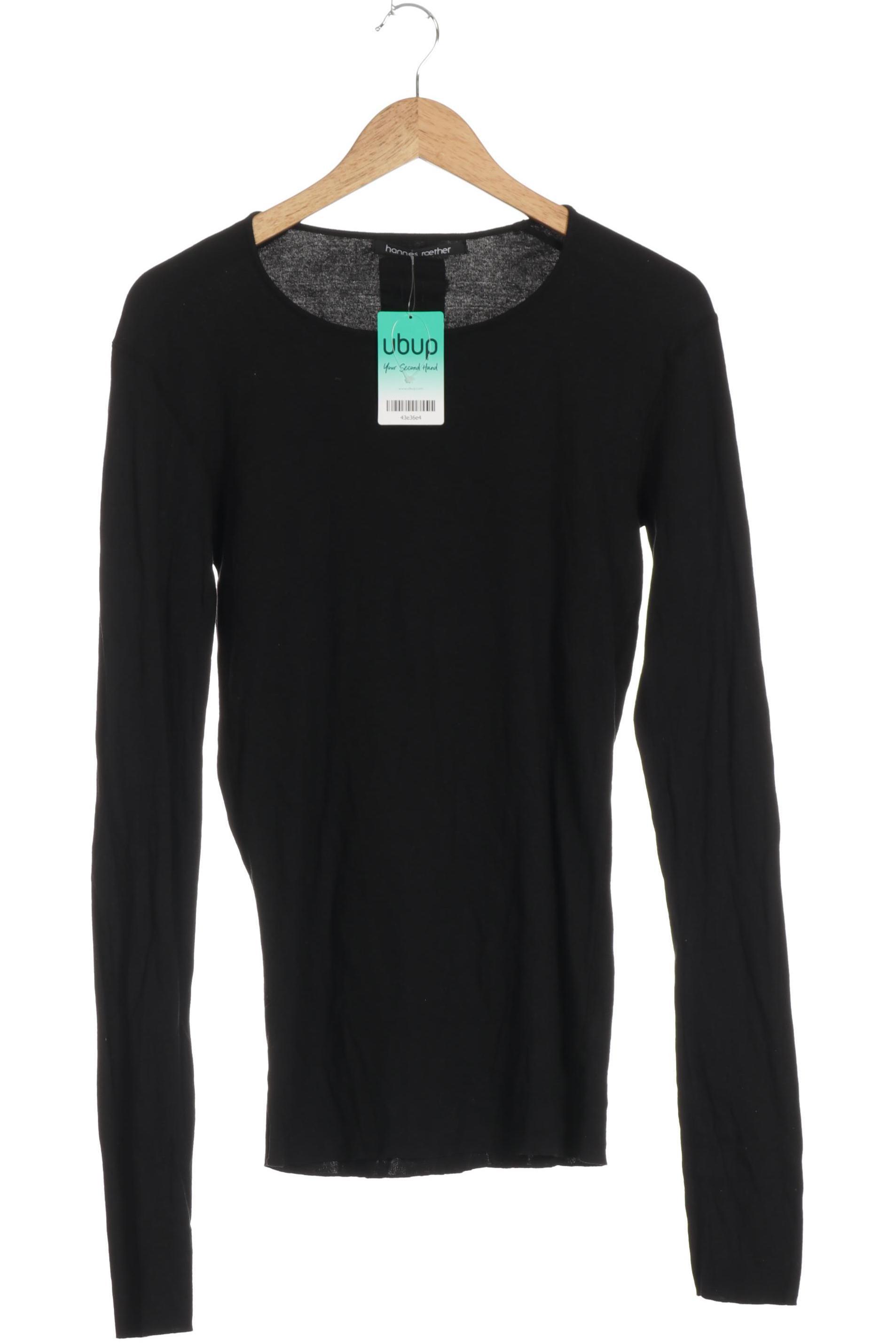 Thumbnail - hannes roether Herren Langarmshirt, schwarz, Gr.