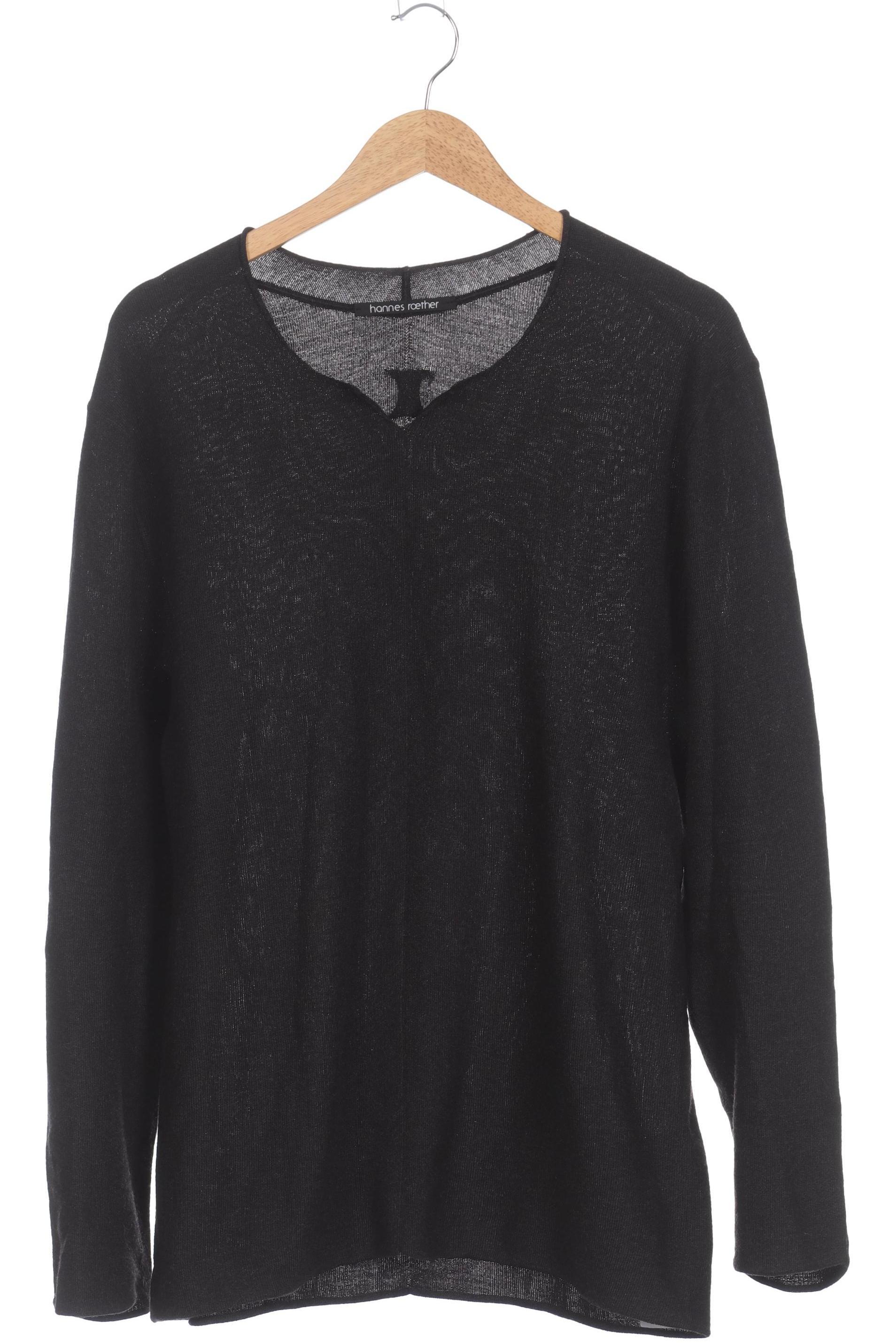 Thumbnail - hannes roether Herren Pullover, schwarz, Gr.