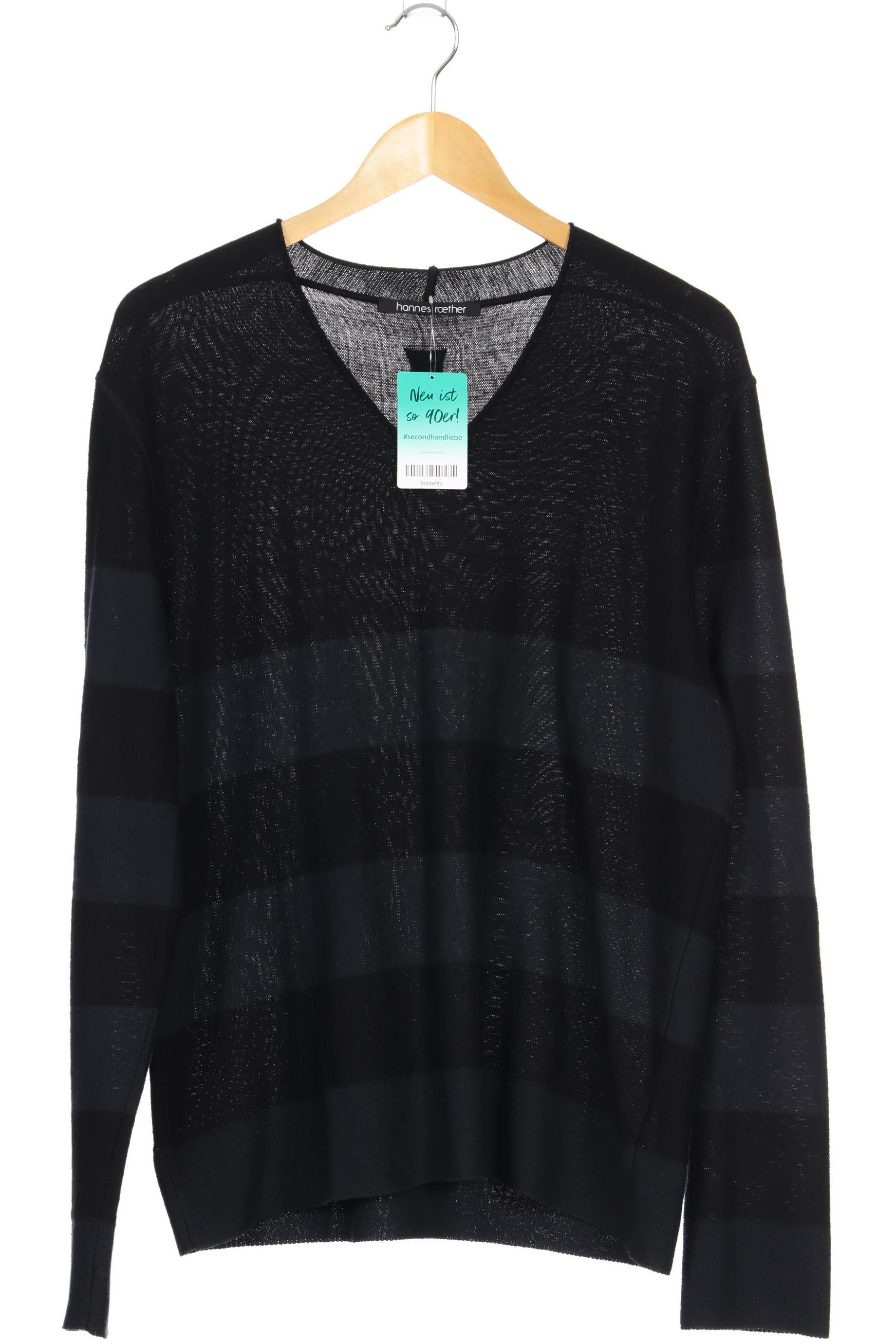 Thumbnail - hannes roether Herren Pullover, schwarz, Gr.