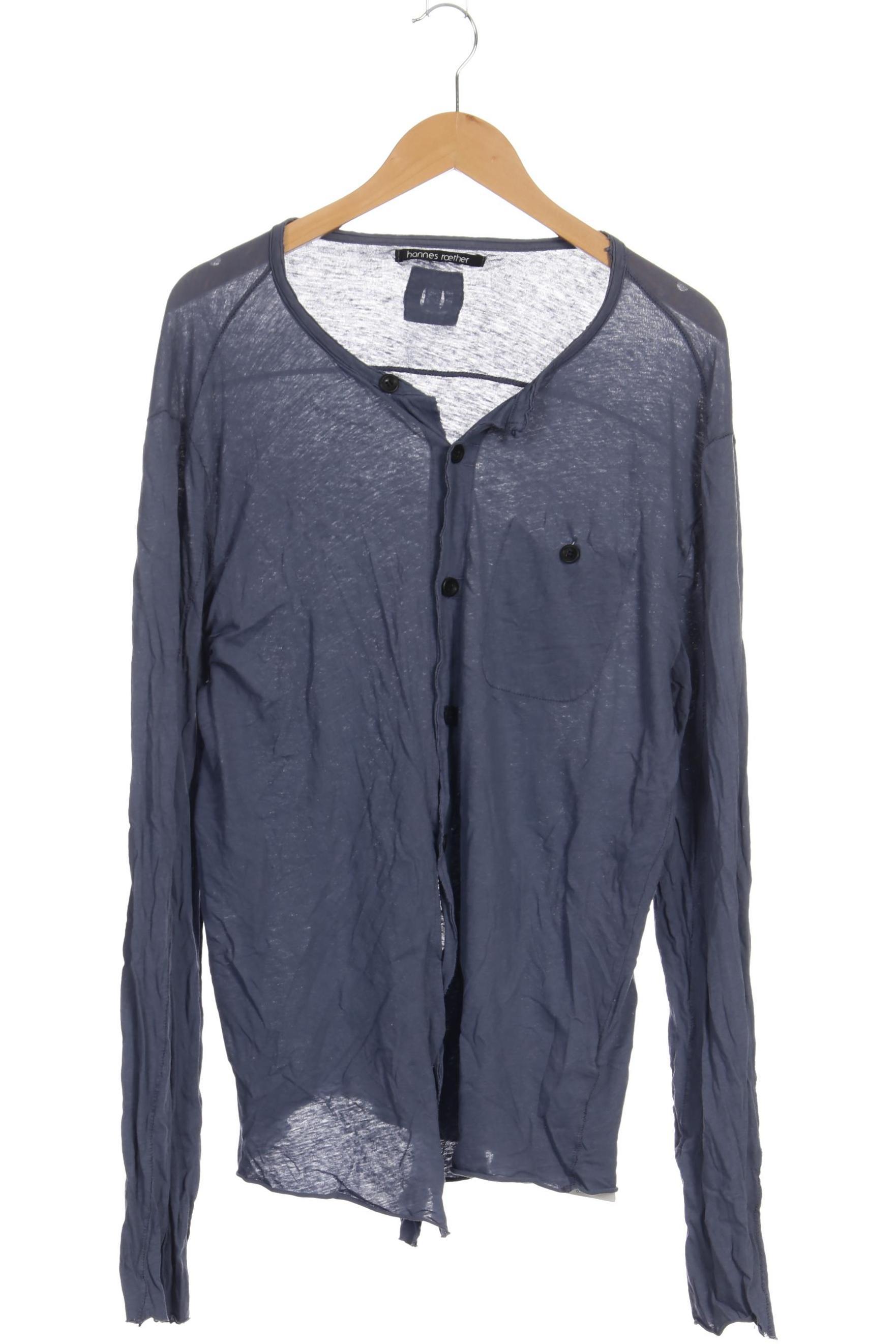 

hannes roether Herren Strickjacke, blau, Gr.