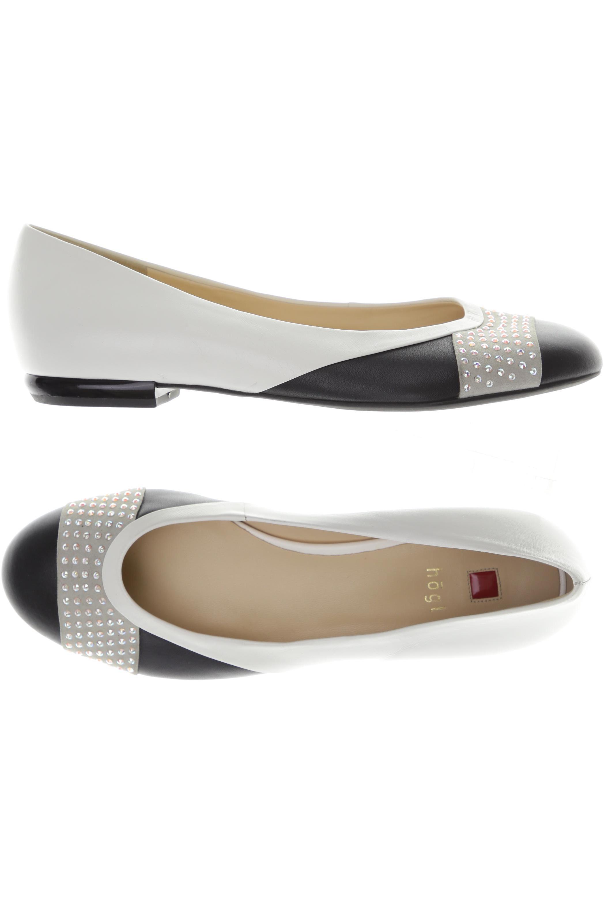 

högl Damen Ballerinas, weiß, Gr. 5.5