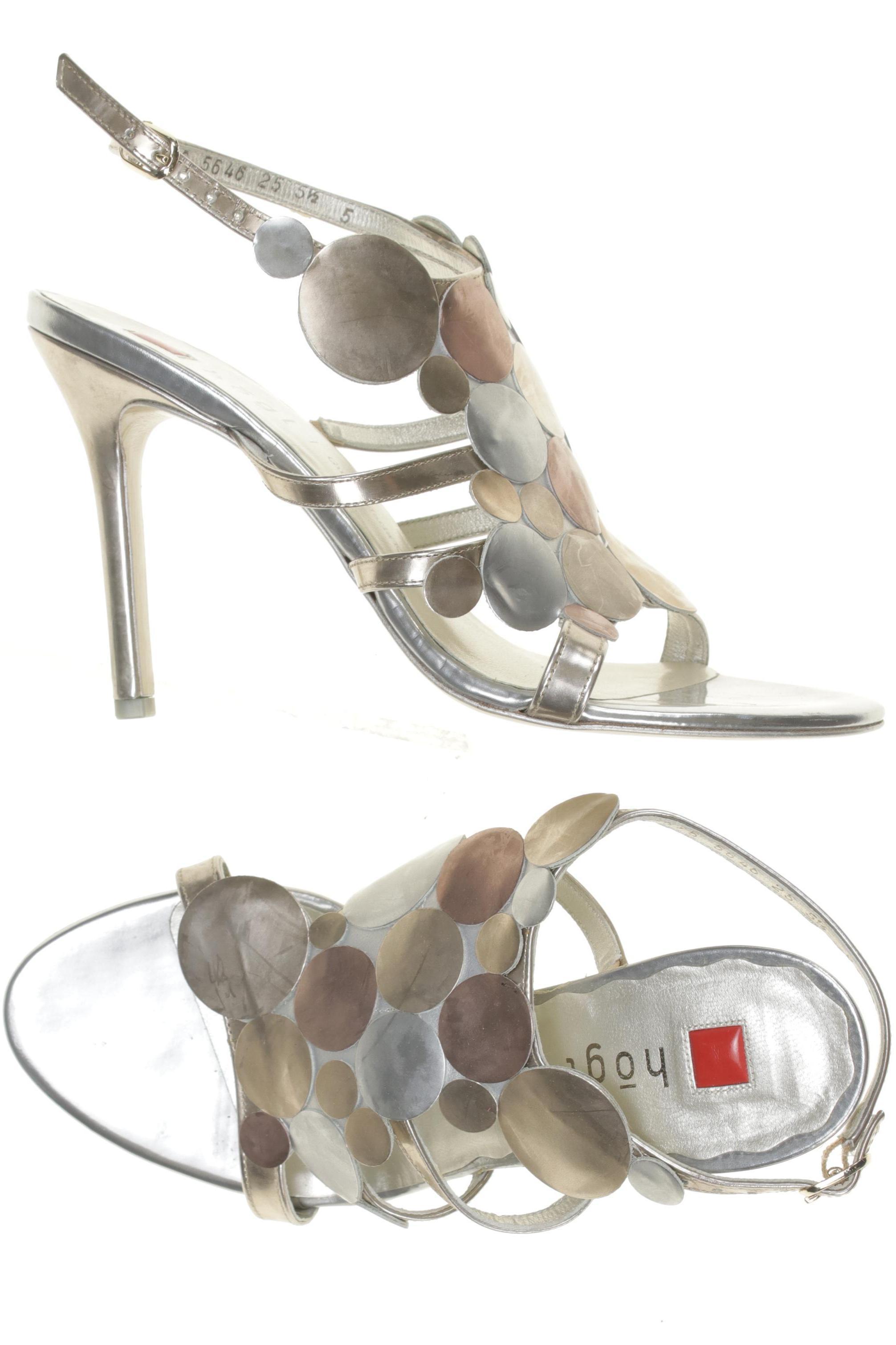 

högl Damen Sandale, silber, Gr. 5.5