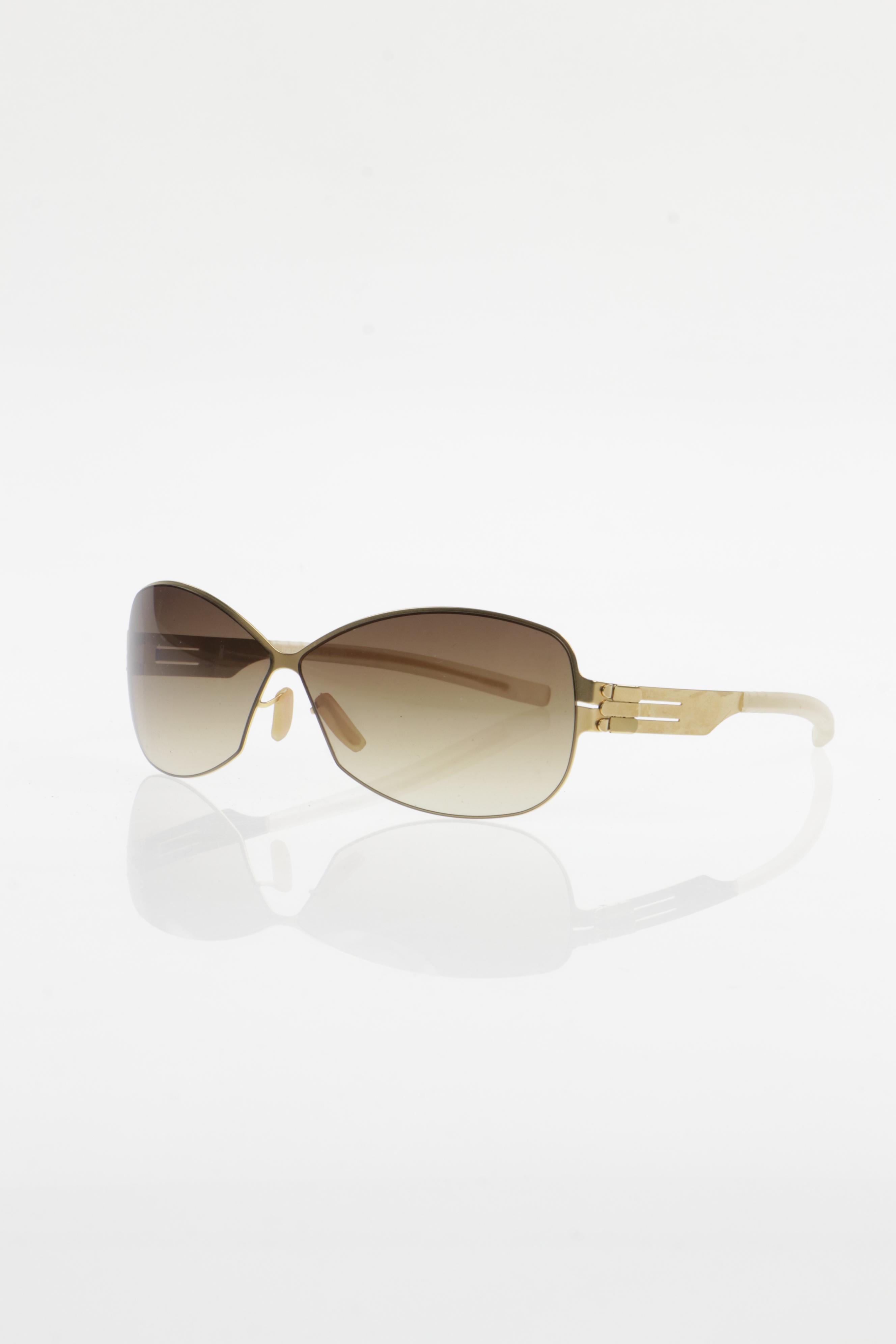 

ic! berlin Damen Sonnenbrille, beige, Gr.