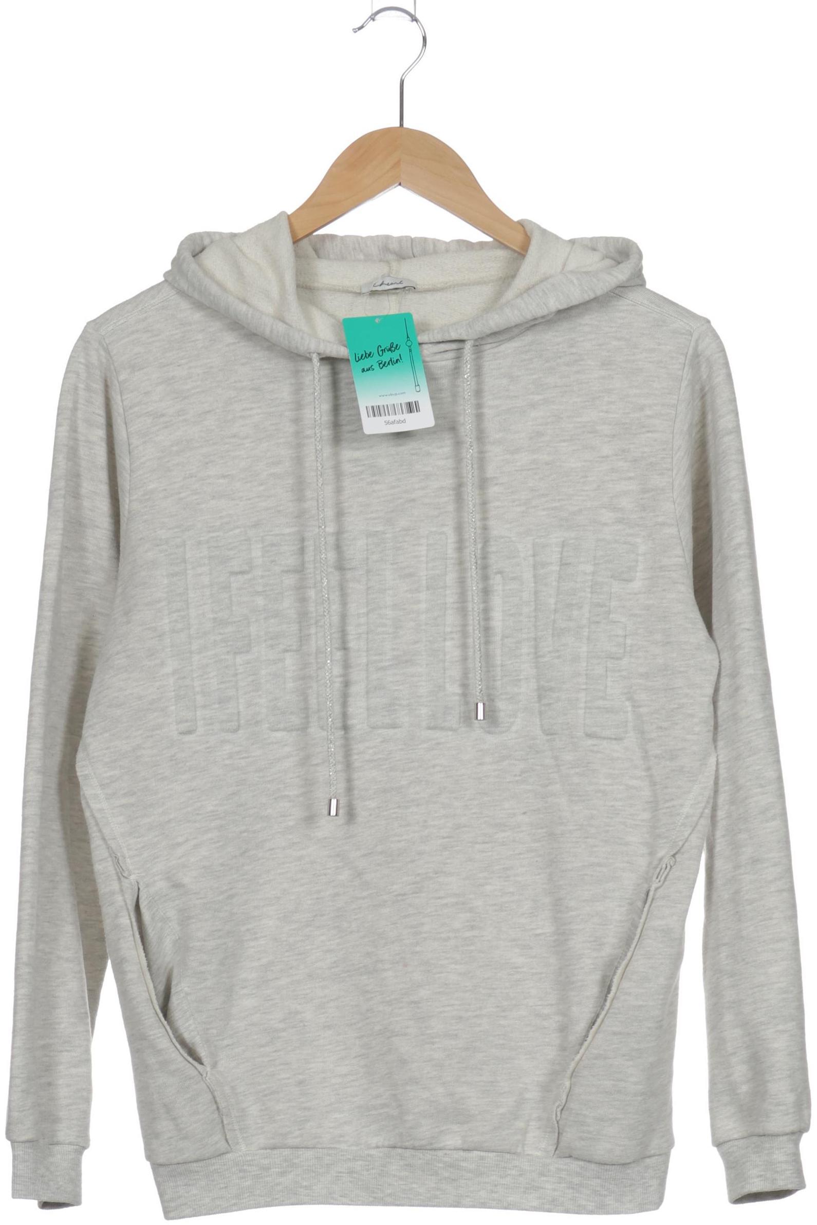 

iheart Damen Kapuzenpullover, grau, Gr.