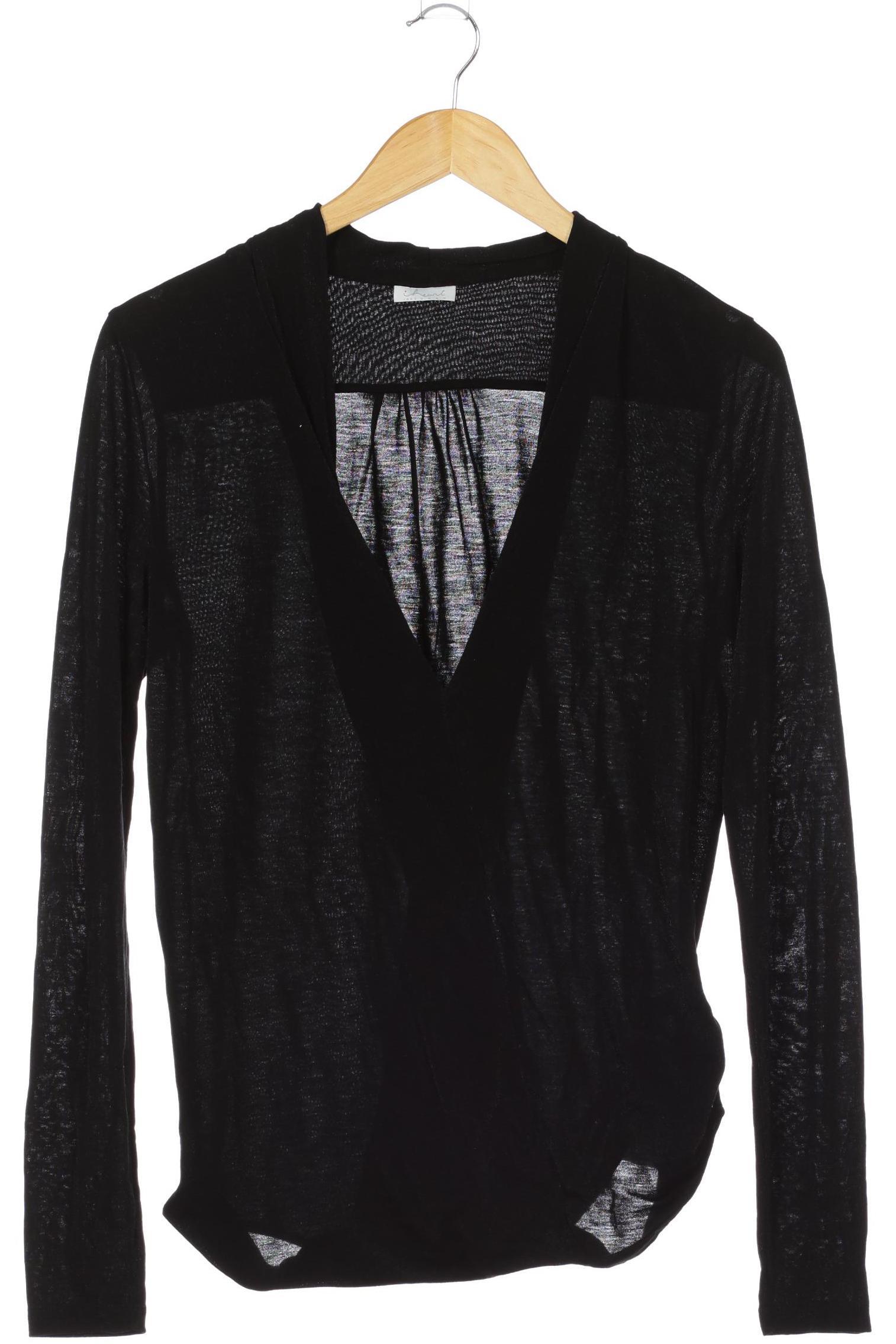 

iheart Damen Langarmshirt, schwarz, Gr.