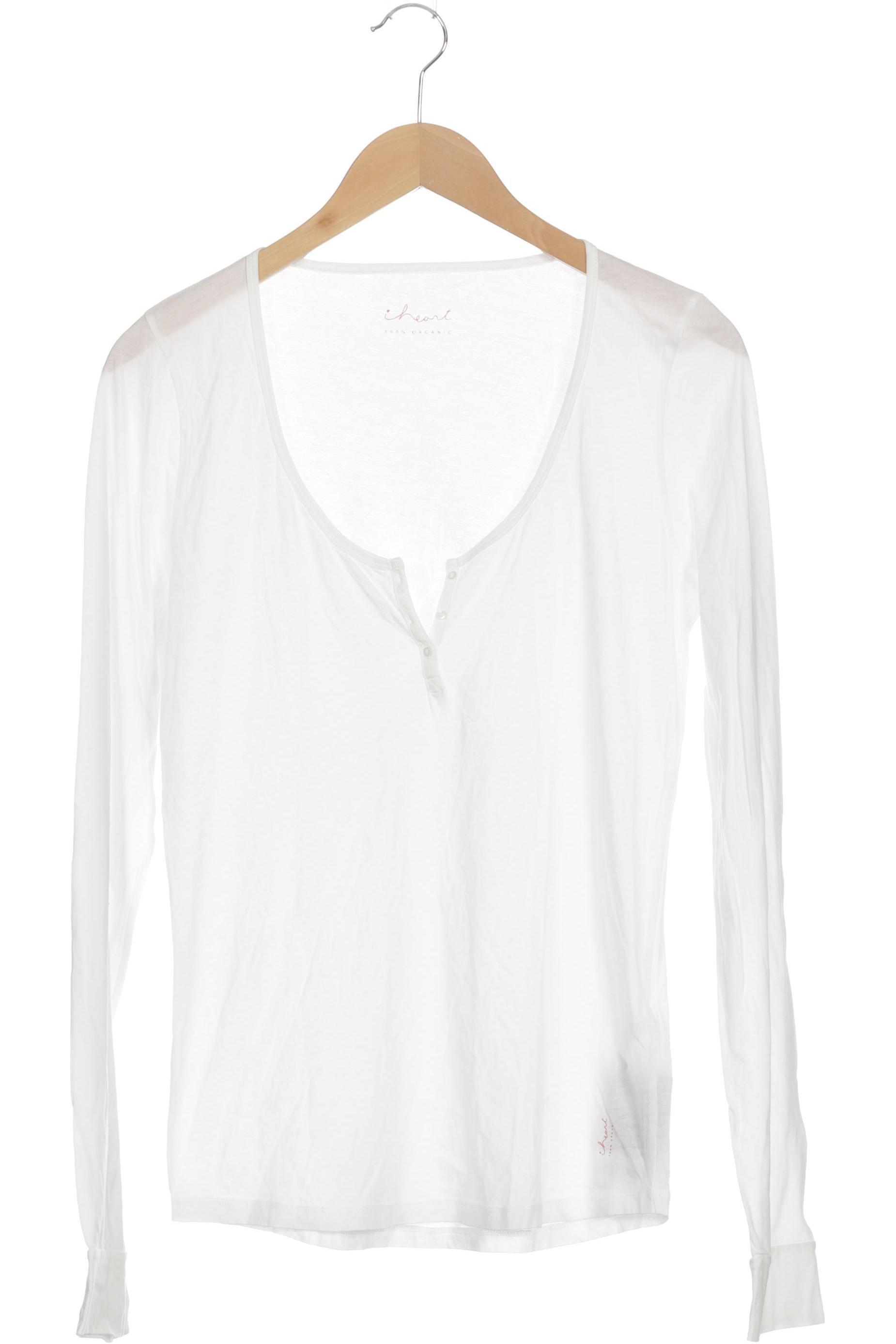 

iheart Damen Langarmshirt, weiß, Gr.